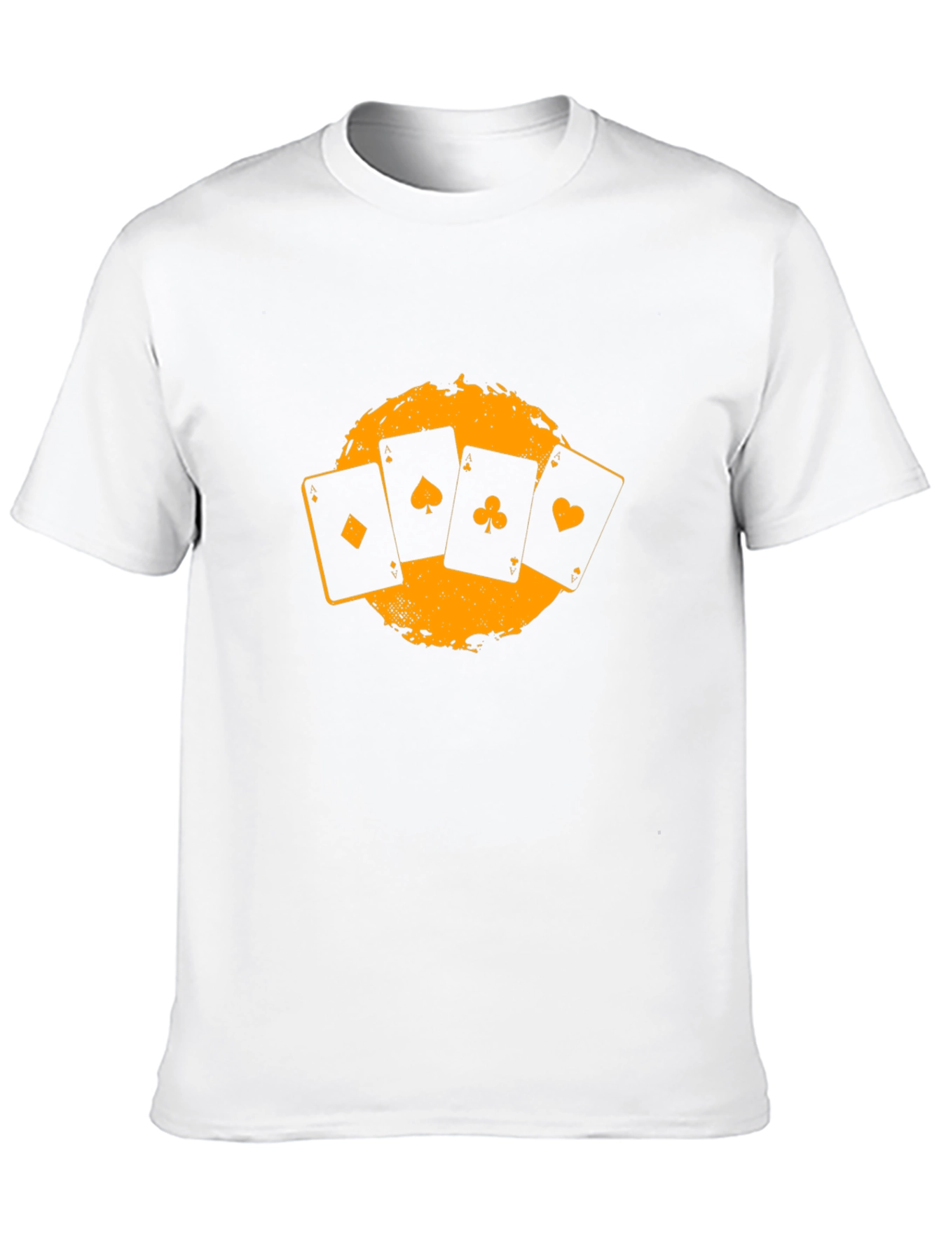 Cards Graphic Print Black T-Shirt