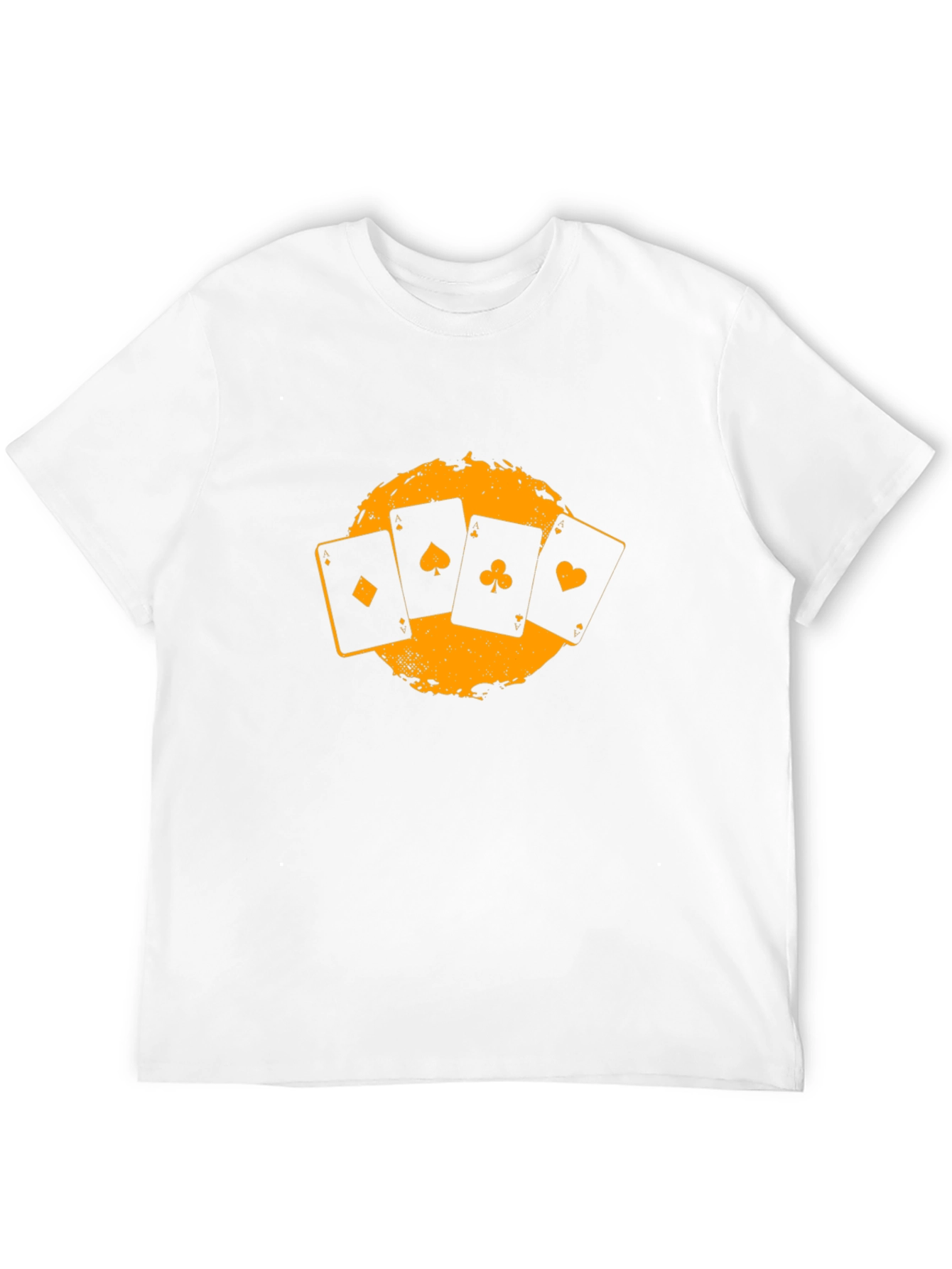 Cards Graphic Print Black T-Shirt