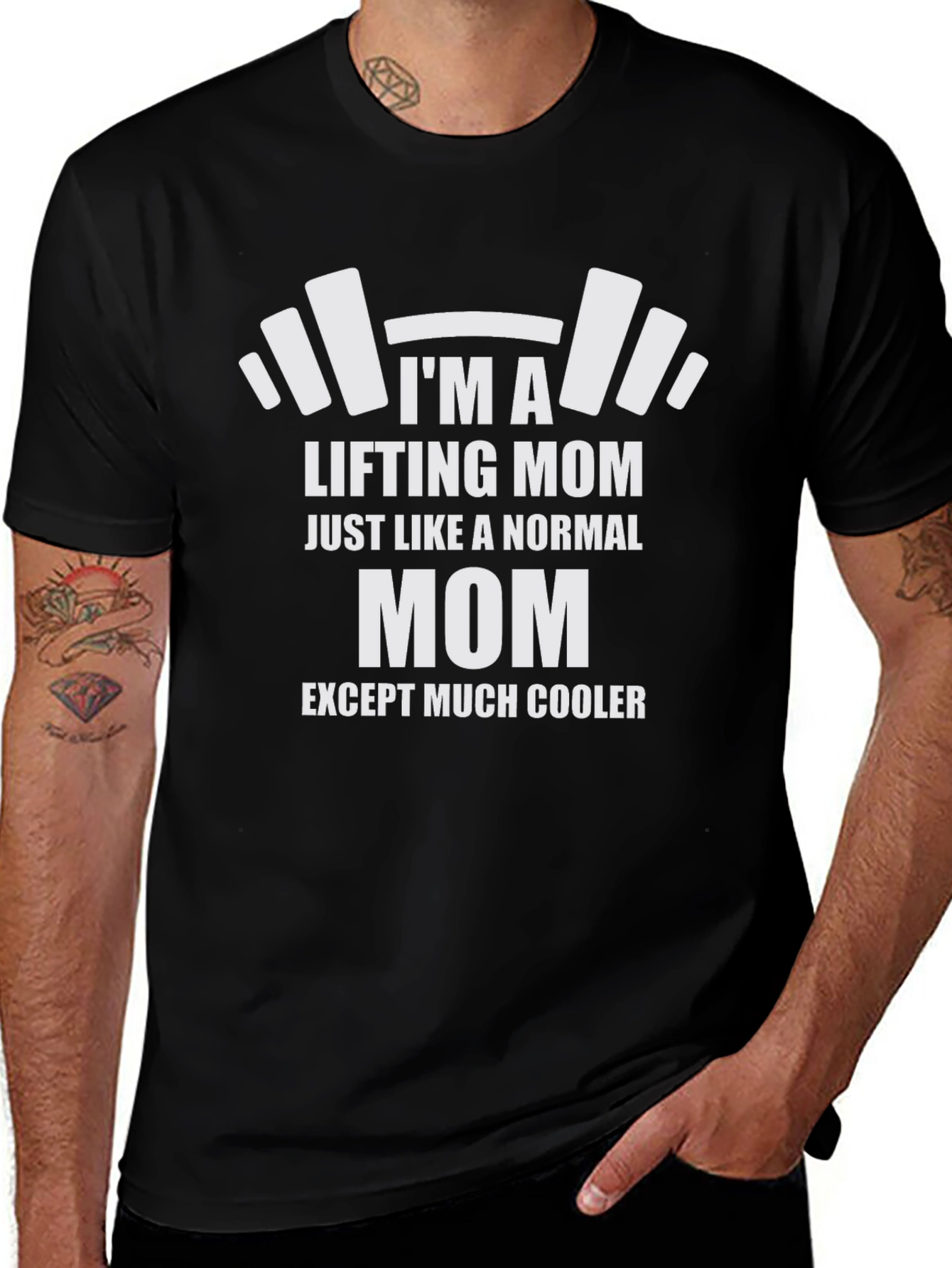 Lifting Mom Graphic Tee - Cool Mom Shirt