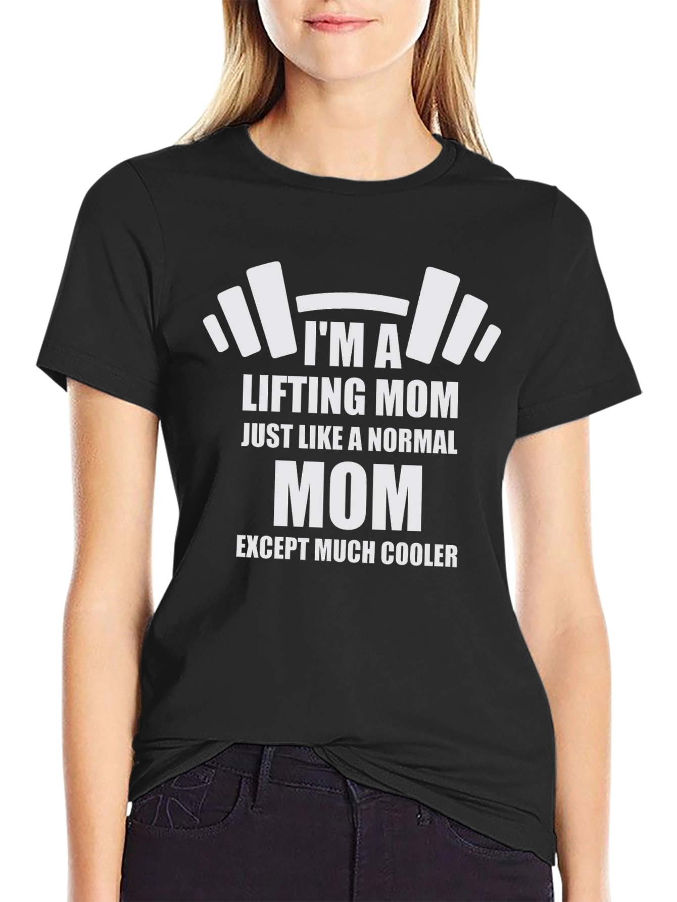 Lifting Mom Graphic Tee - Cool Mom Shirt