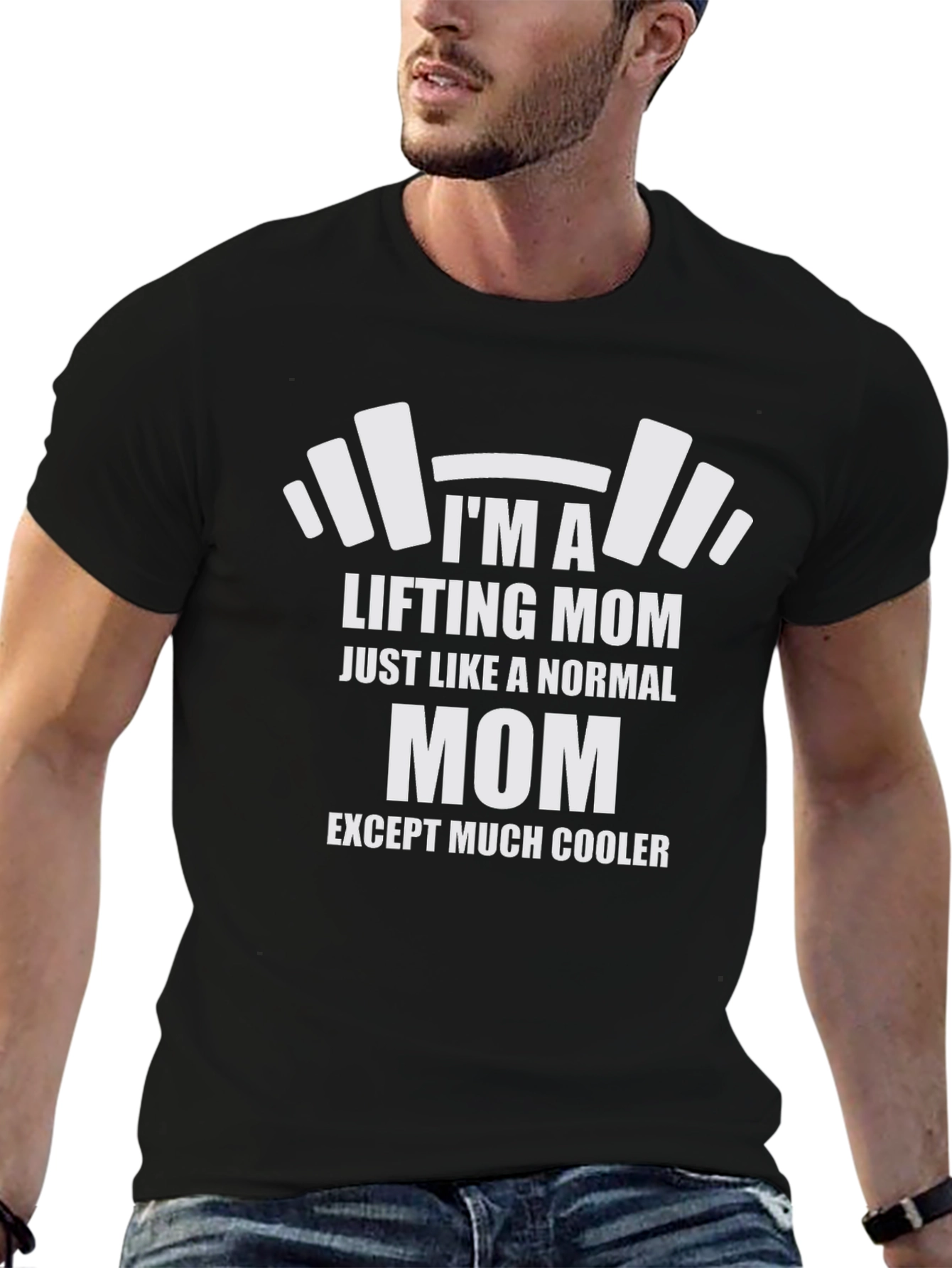 Lifting Mom Graphic Tee - Cool Mom Shirt