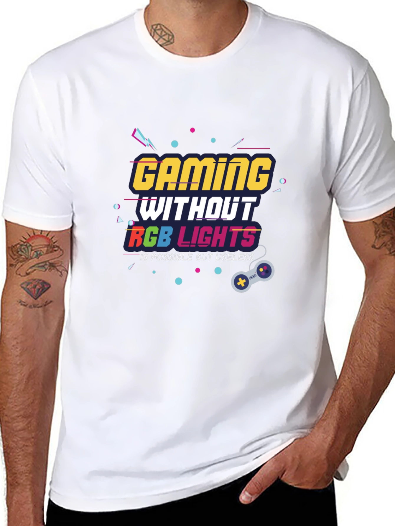 Gaming Without RGB Lights T-Shirt