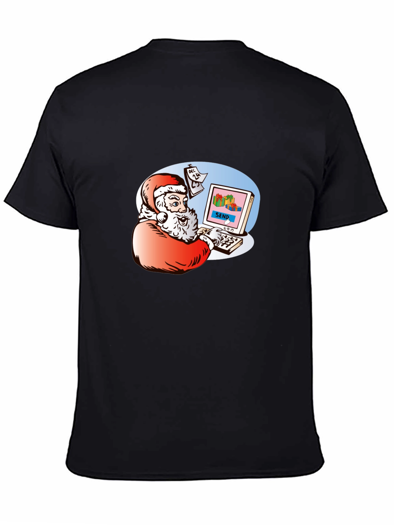 Santa Emailing Christmas Gifts T-Shirt