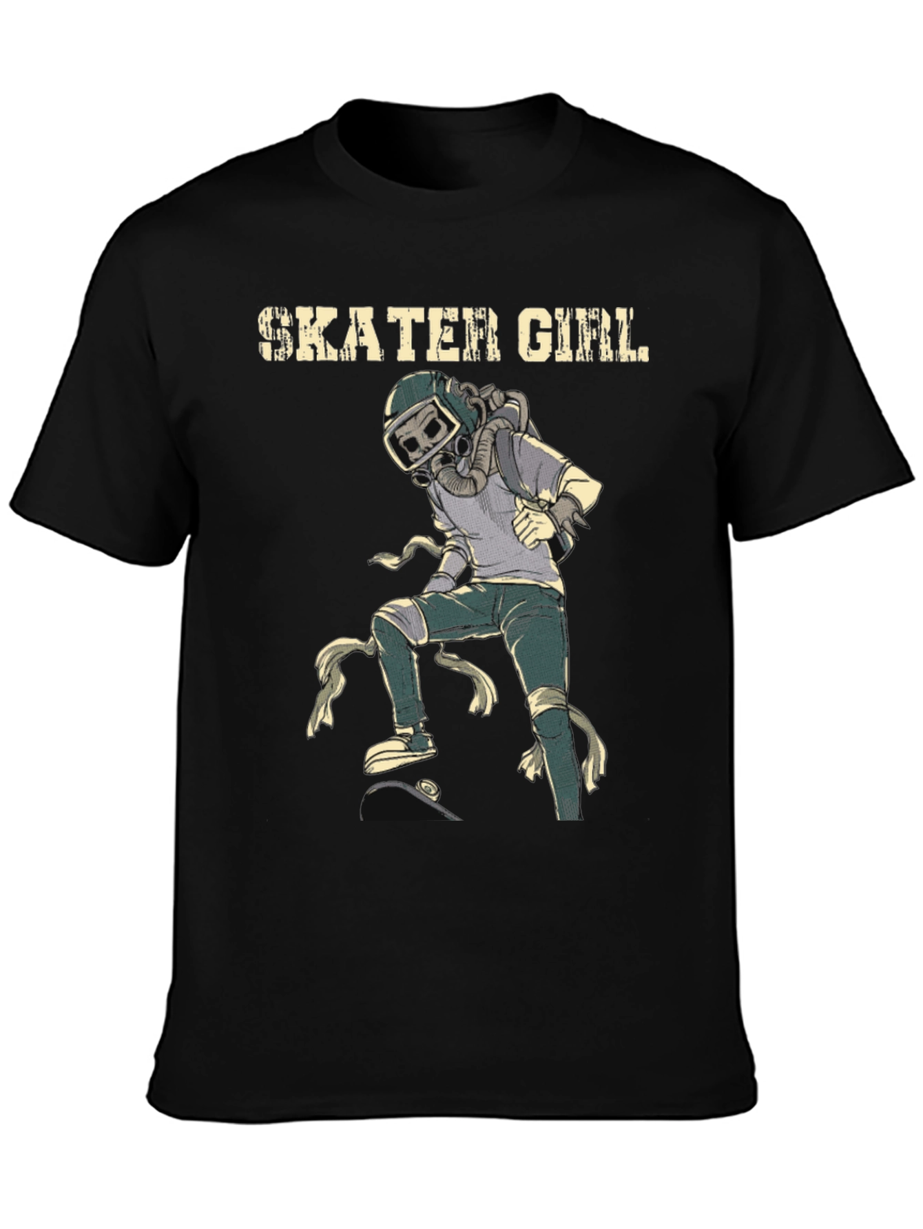 Skater Girl T-Shirt: Unique Graphic Tee
