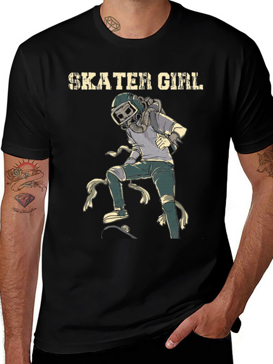 Skater Girl T-Shirt: Unique Graphic Tee