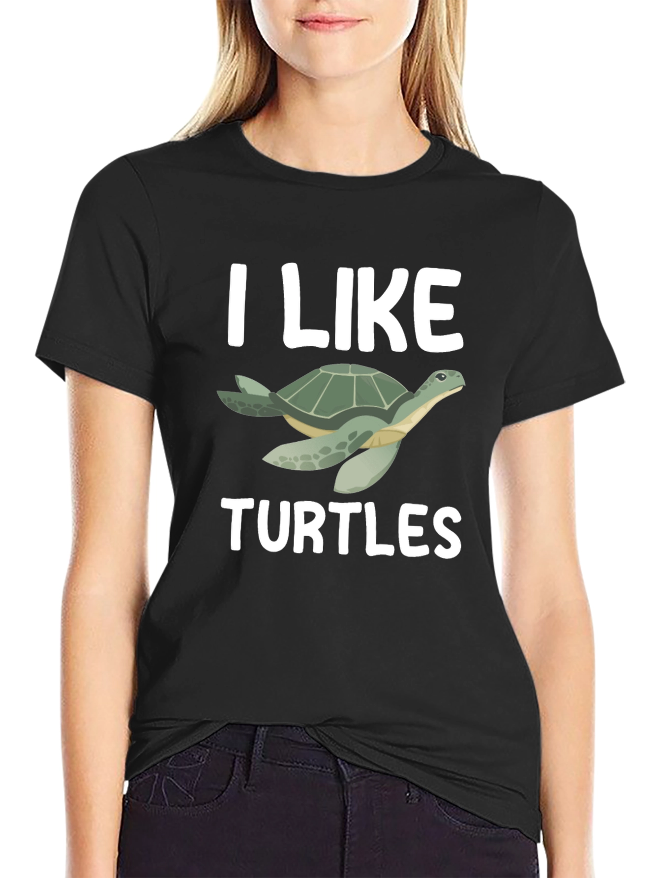 I Like Turtles Graphic T-Shirt