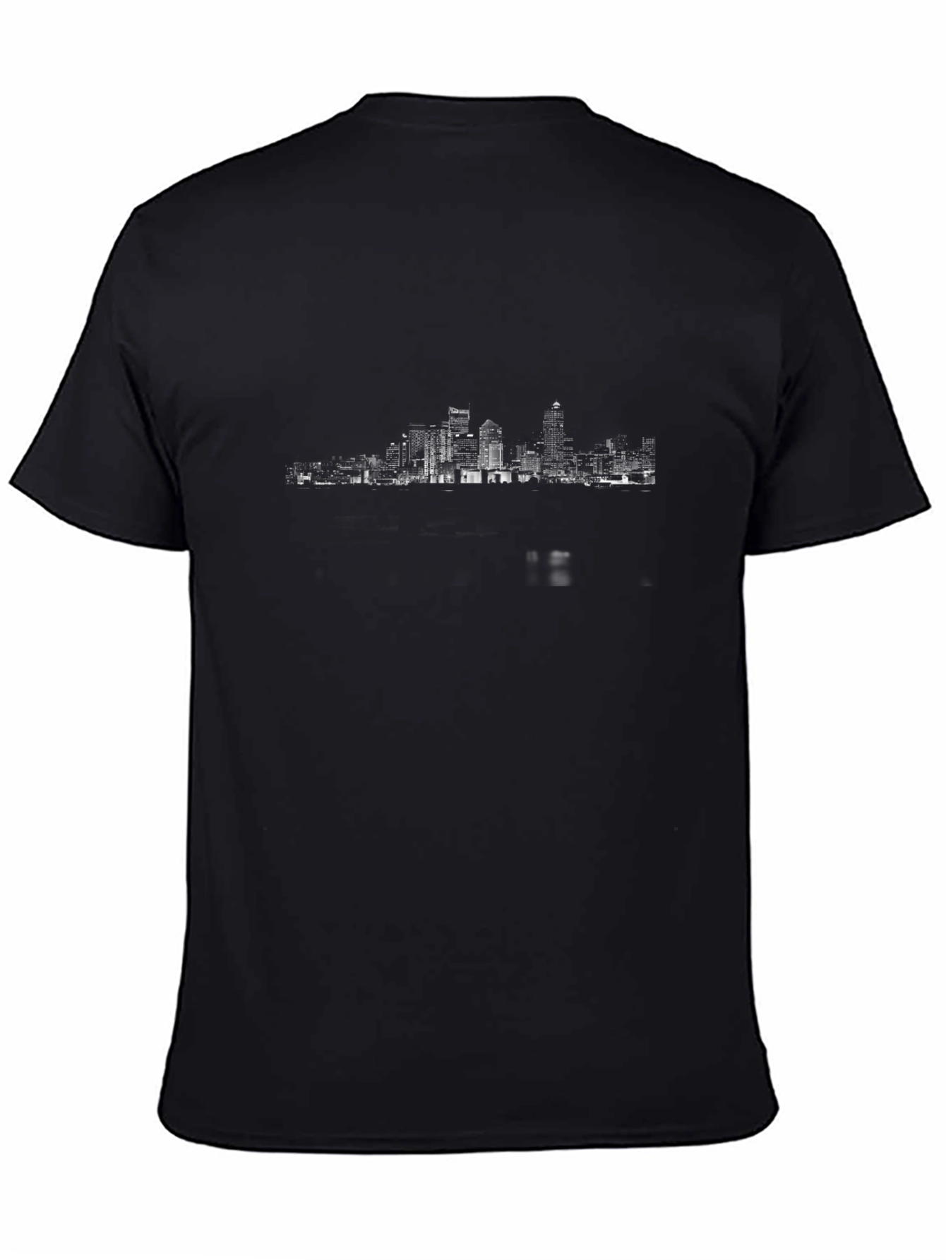 Cityscape Graphic Tee - Mens Black T-Shirt