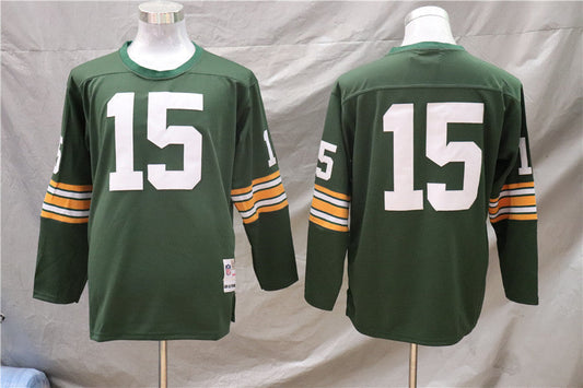 Men's Green Bay Packers Bart Starr Mitchell & Ness Green Legacy Replica Player Jerseys