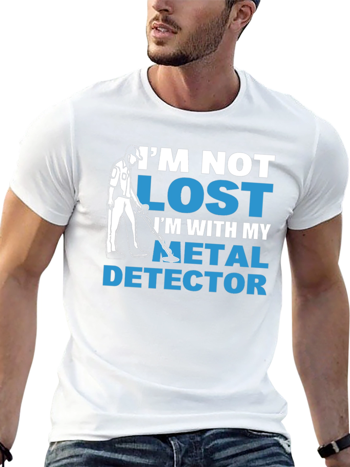 Im Not Lost Metal Detector T-Shirt