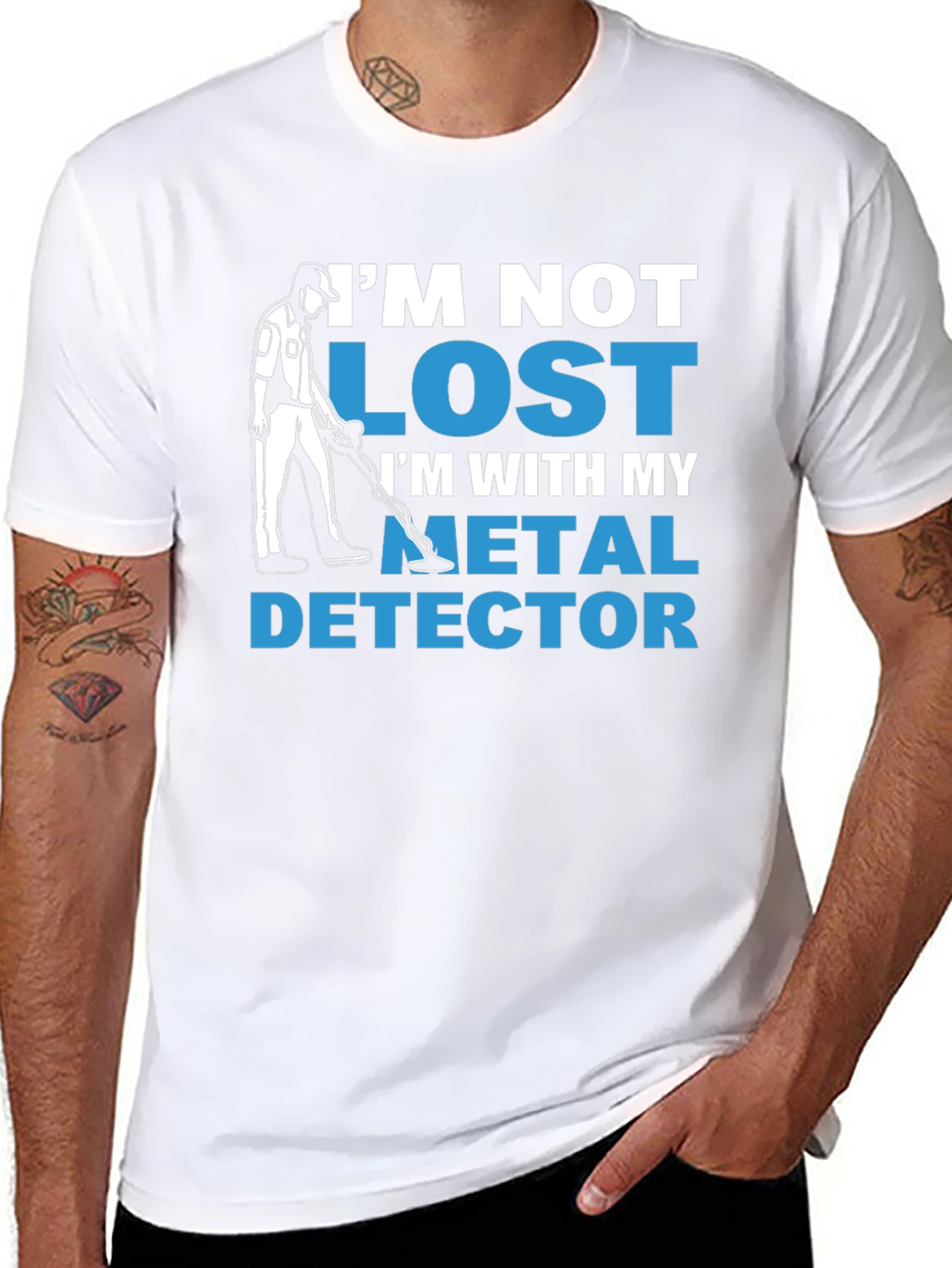 Im Not Lost Metal Detector T-Shirt
