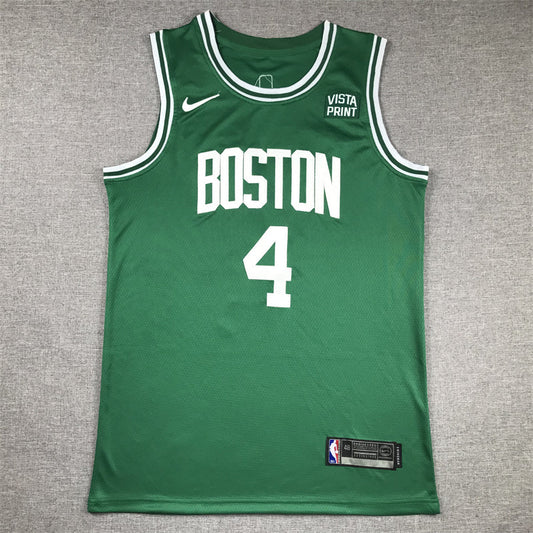 Men's Boston Celtics Jrue Holiday #4 Kelly Green Swingman Jerseys - Icon Edition