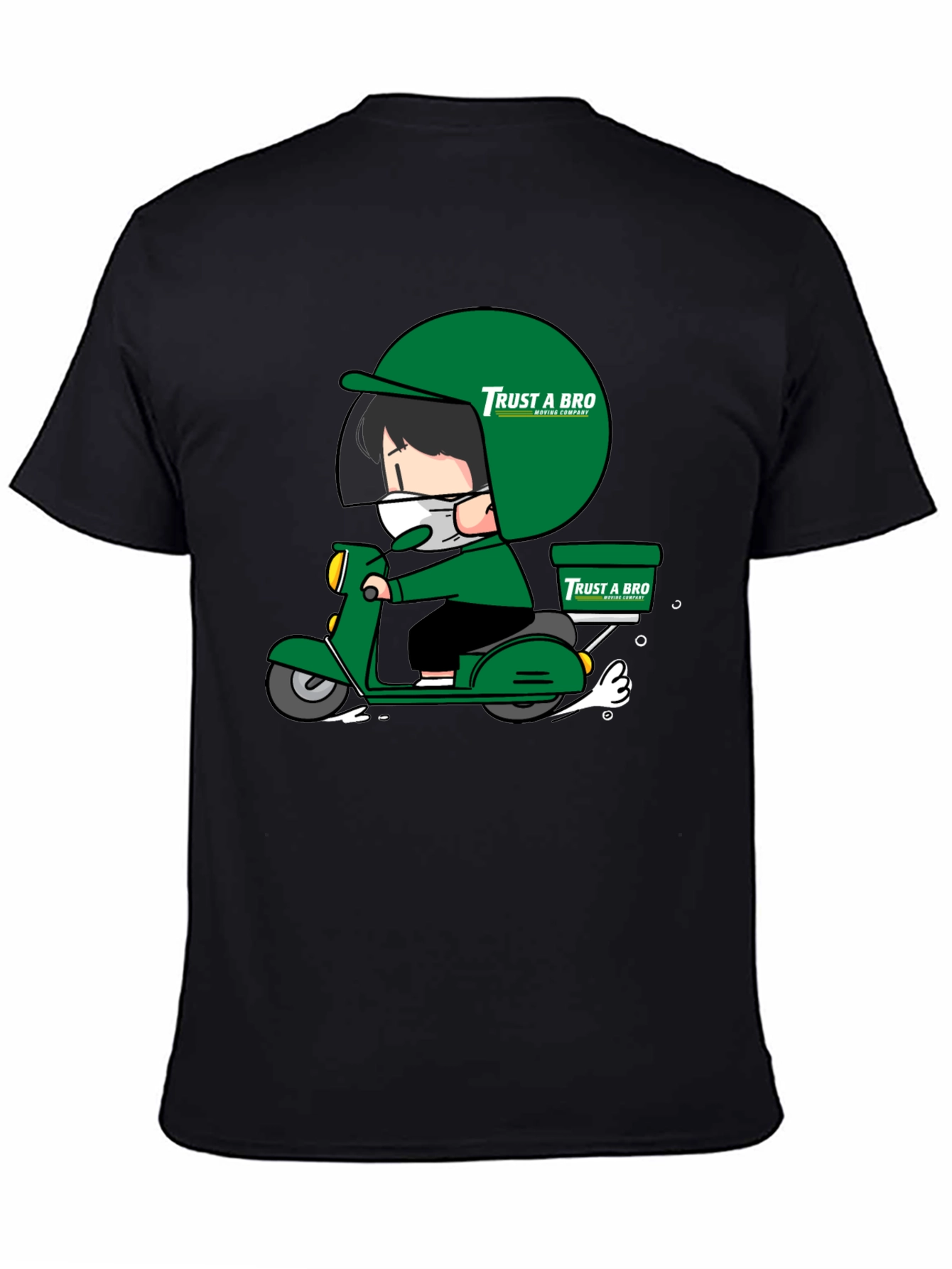 Trust A Bro Cartoon Graphic T-Shirt