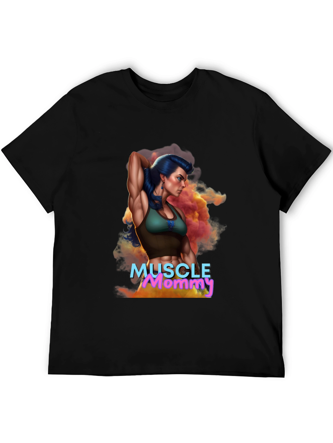 Muscle Mommy Graphic Tee - Fitness Lover Gift