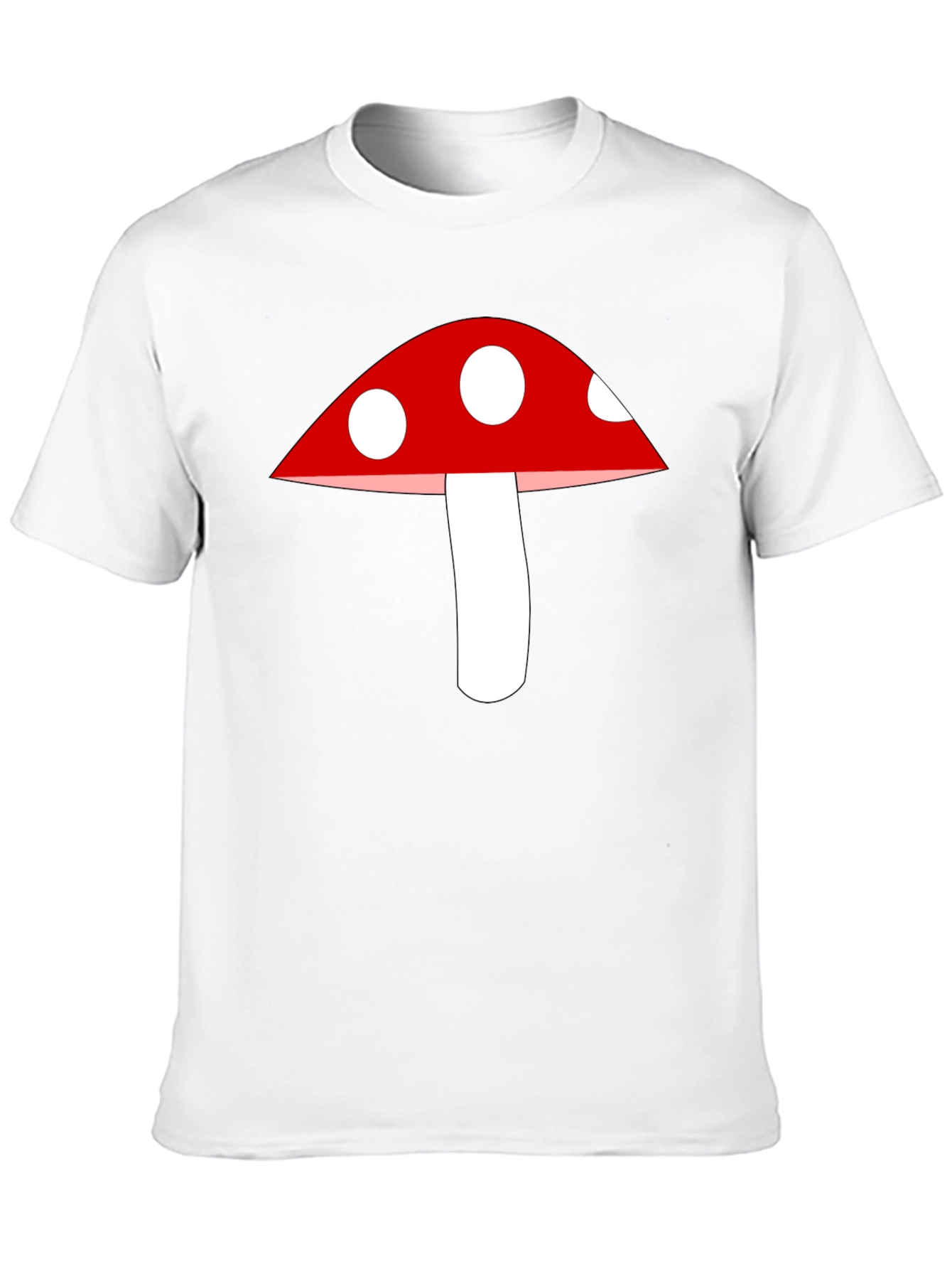Mushroom Graphic Tee - Classic Crew Neck