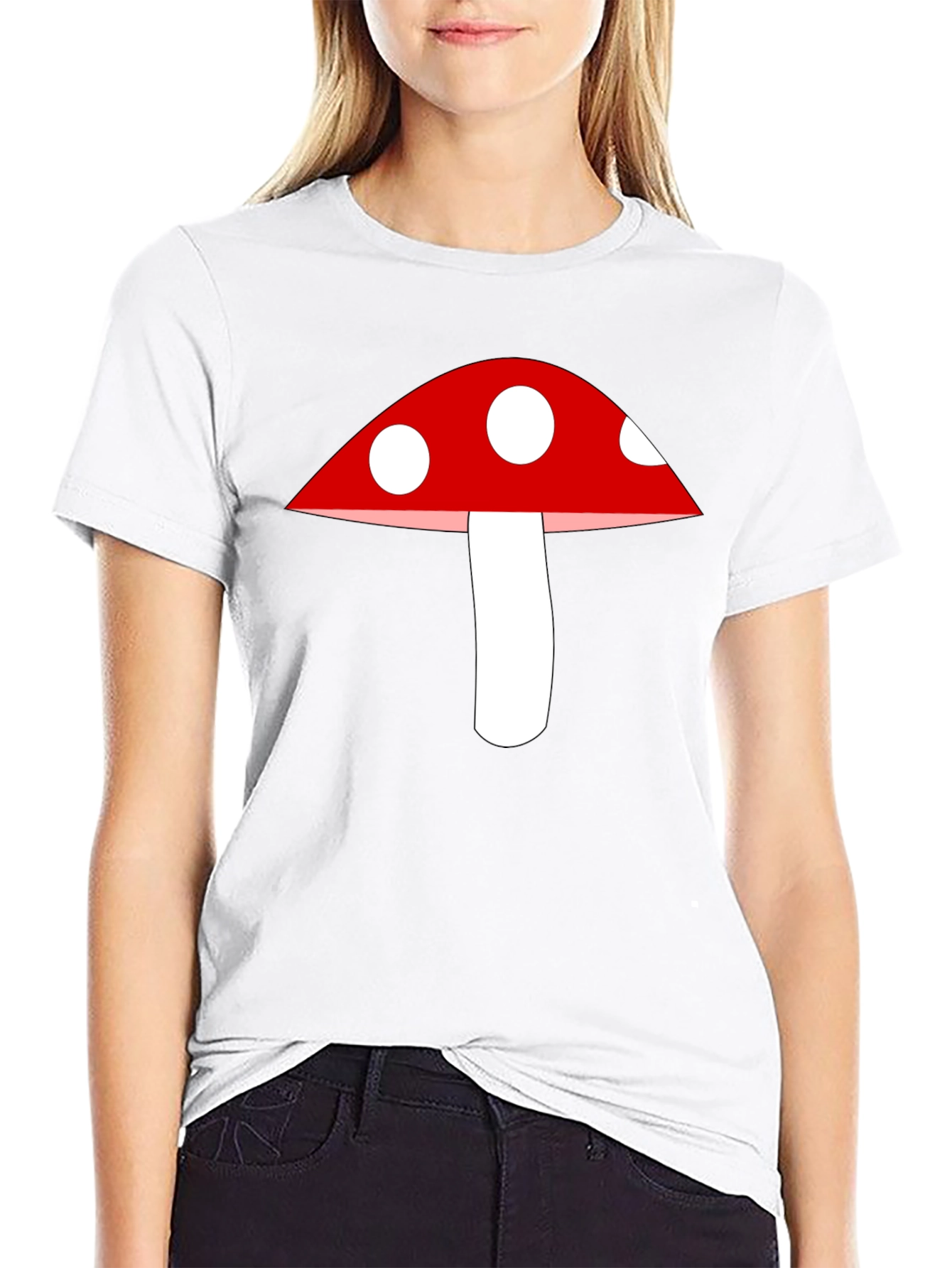 Mushroom Graphic Tee - Classic Crew Neck