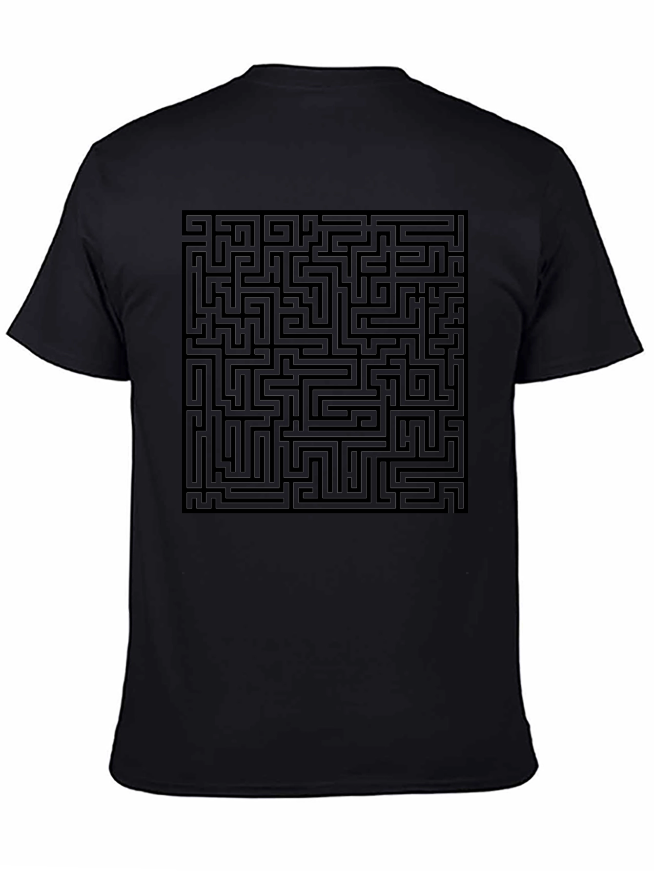 Maze Graphic T-Shirt - Intriguing Design