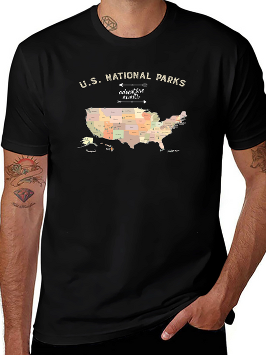 US National Parks Adventure Awaits T-Shirt