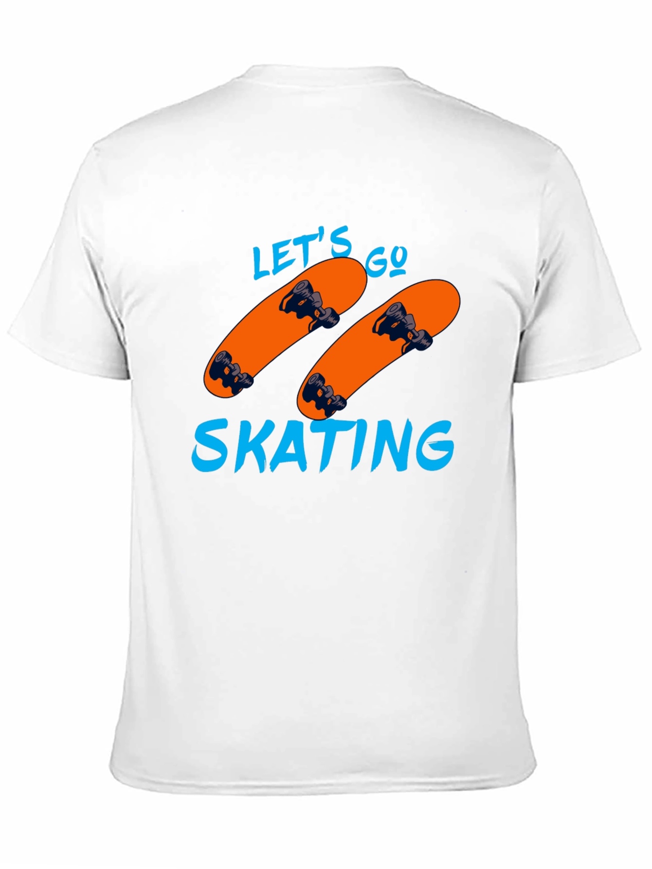 Lets Go Skating Graphic Tee - Black T-Shirt