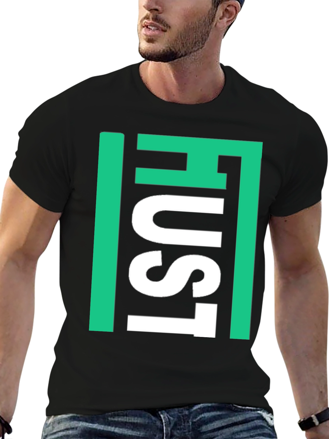Hustle Graphic T-Shirt - Black