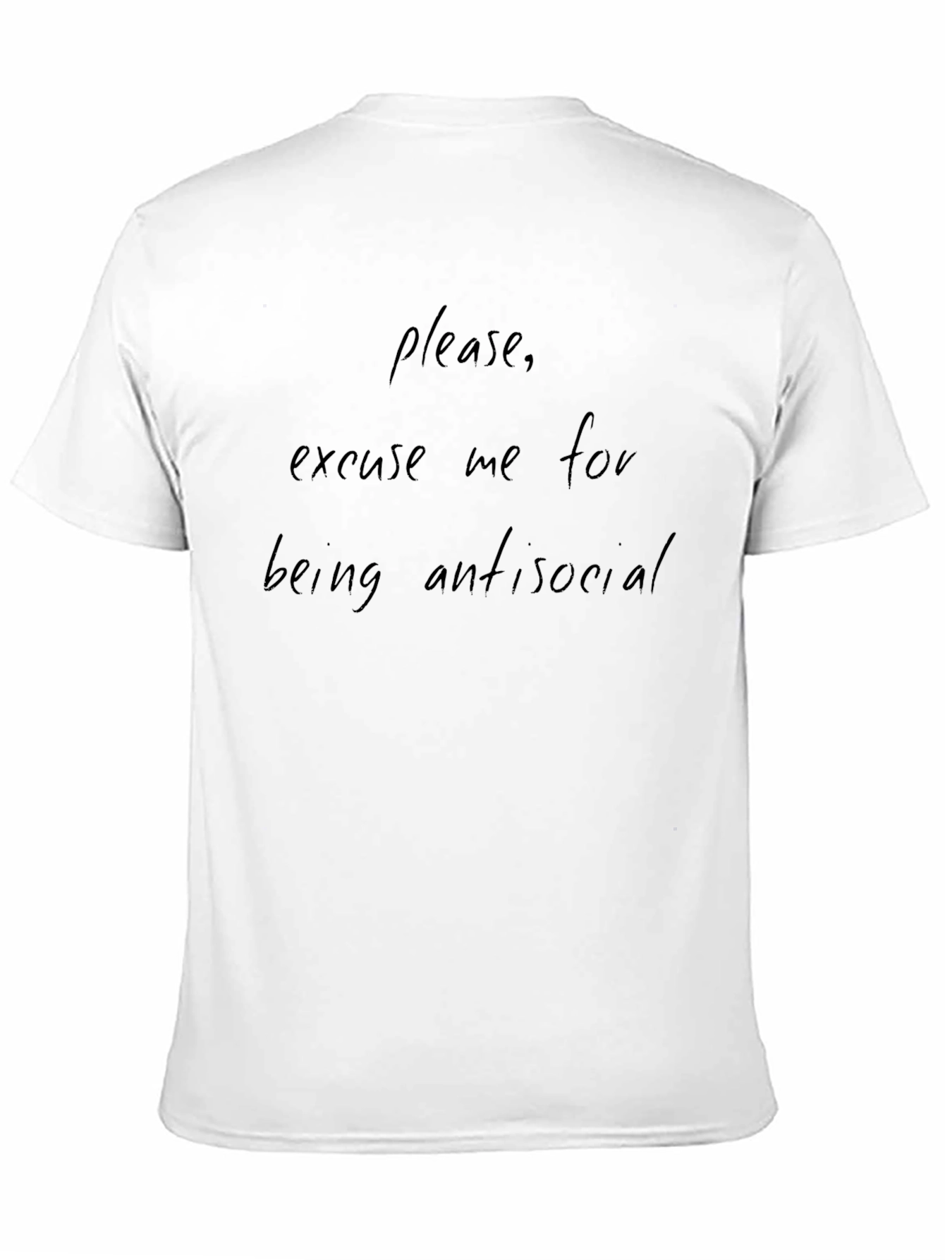 Antisocial Statement Graphic T-Shirt