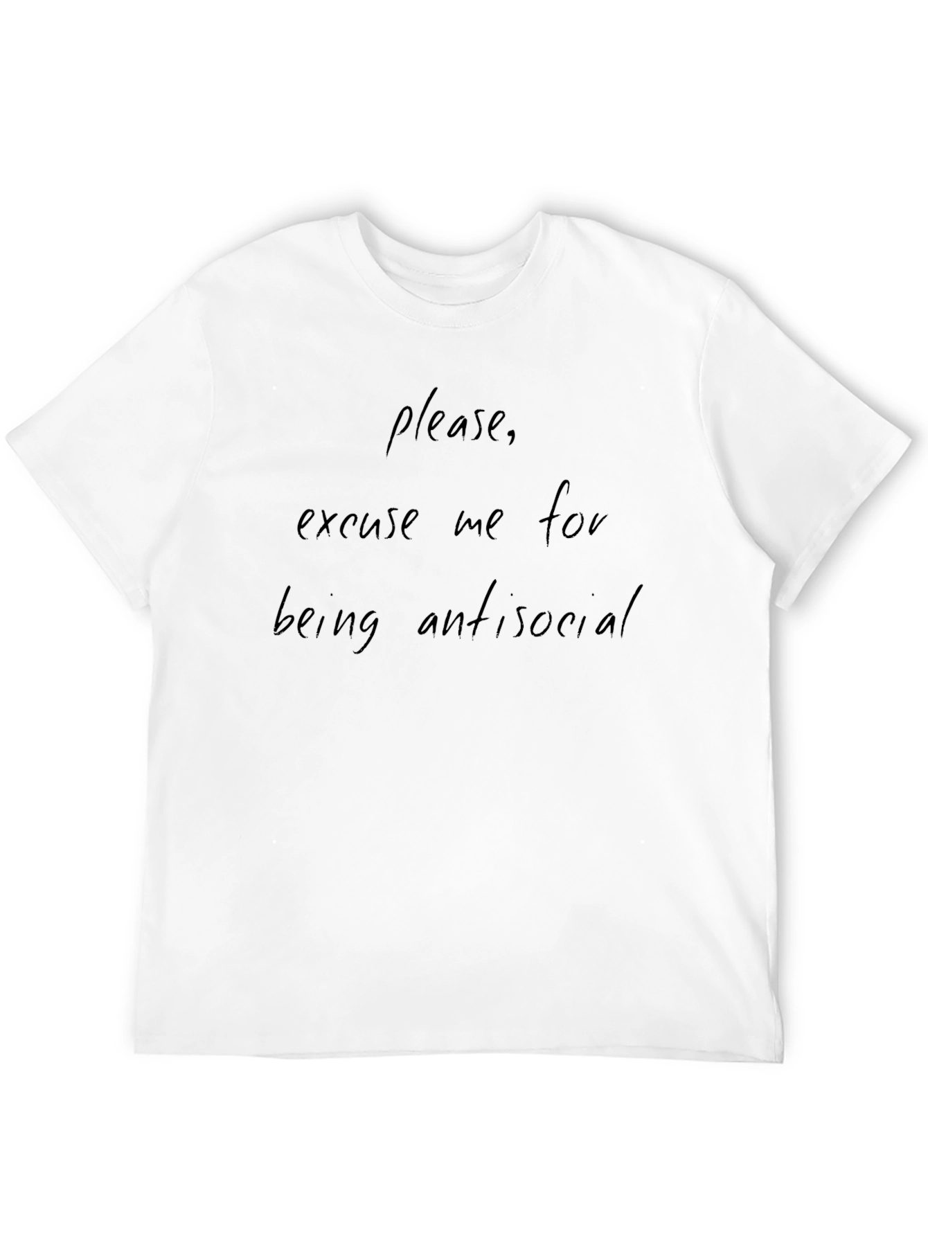 Antisocial Statement Graphic T-Shirt