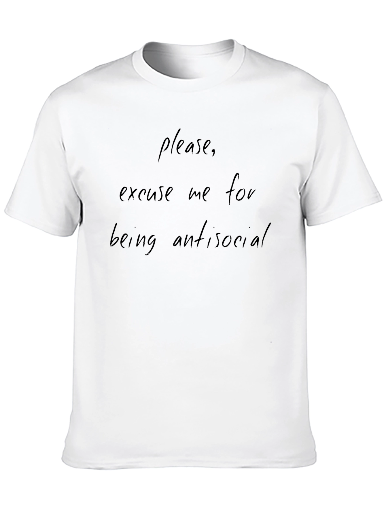 Antisocial Statement Graphic T-Shirt