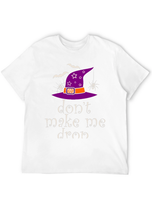 Halloween Witch Hat Graphic T-Shirt