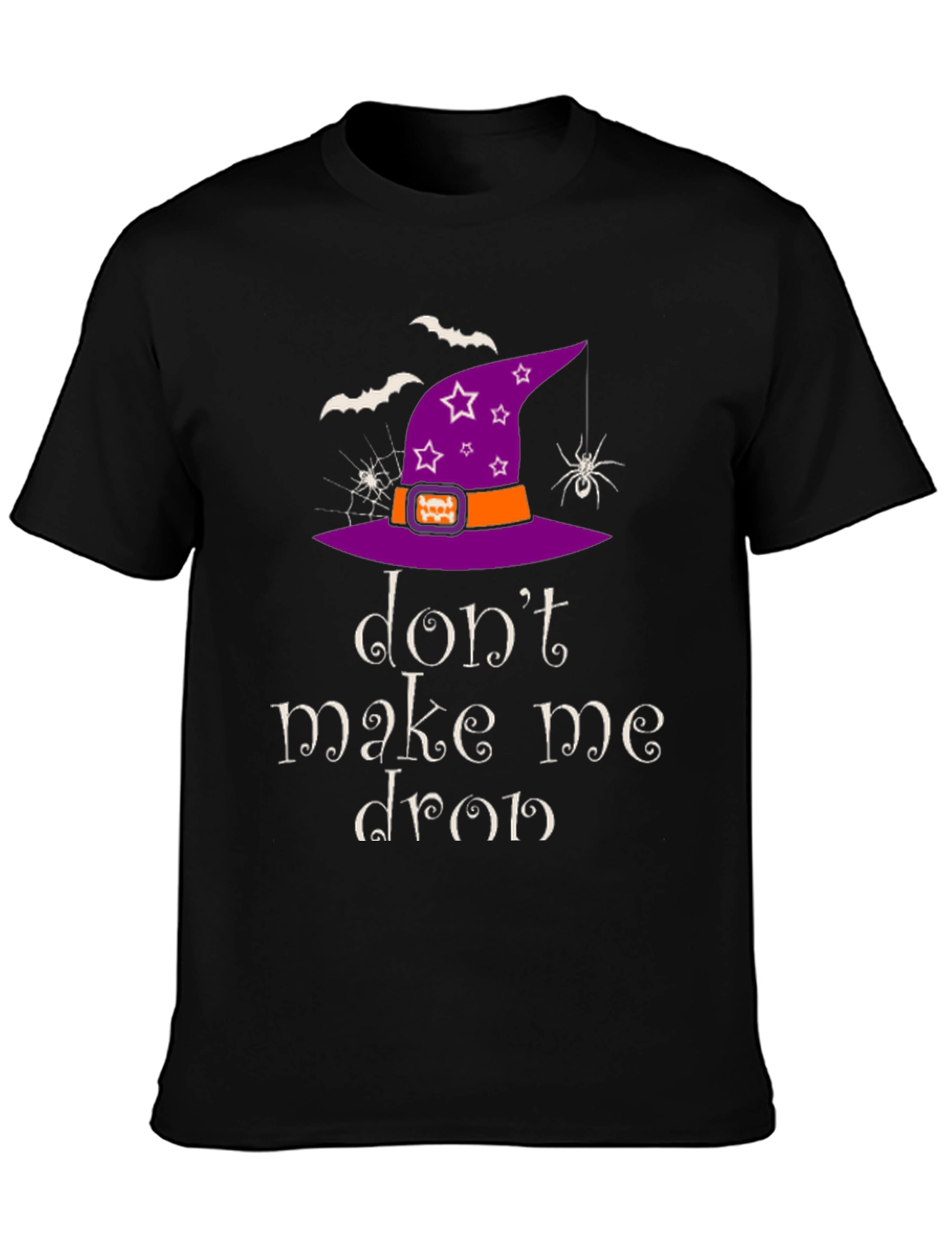 Halloween Witch Hat Graphic T-Shirt