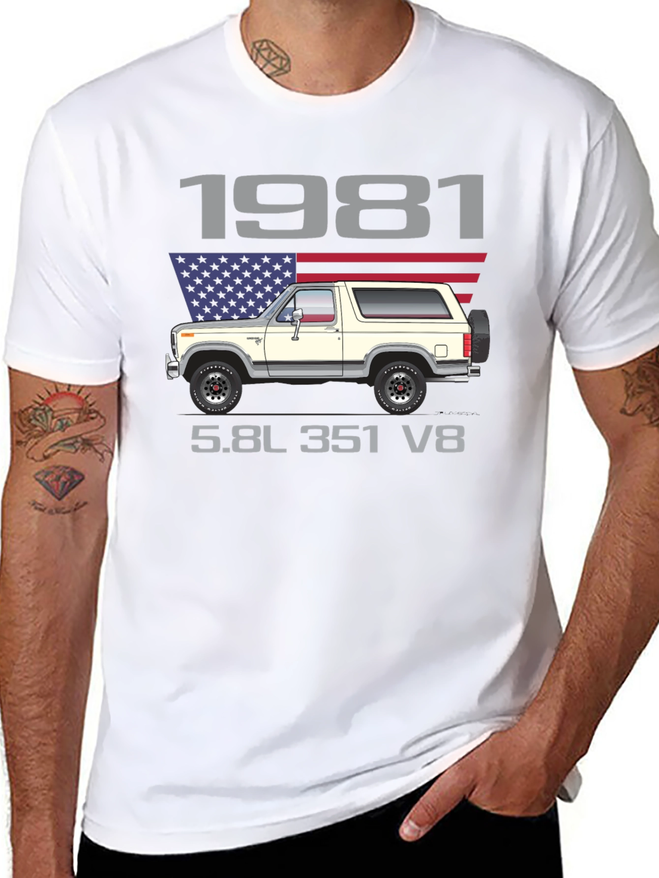1981 Bronco 5.8L 351 V8 T-Shirt