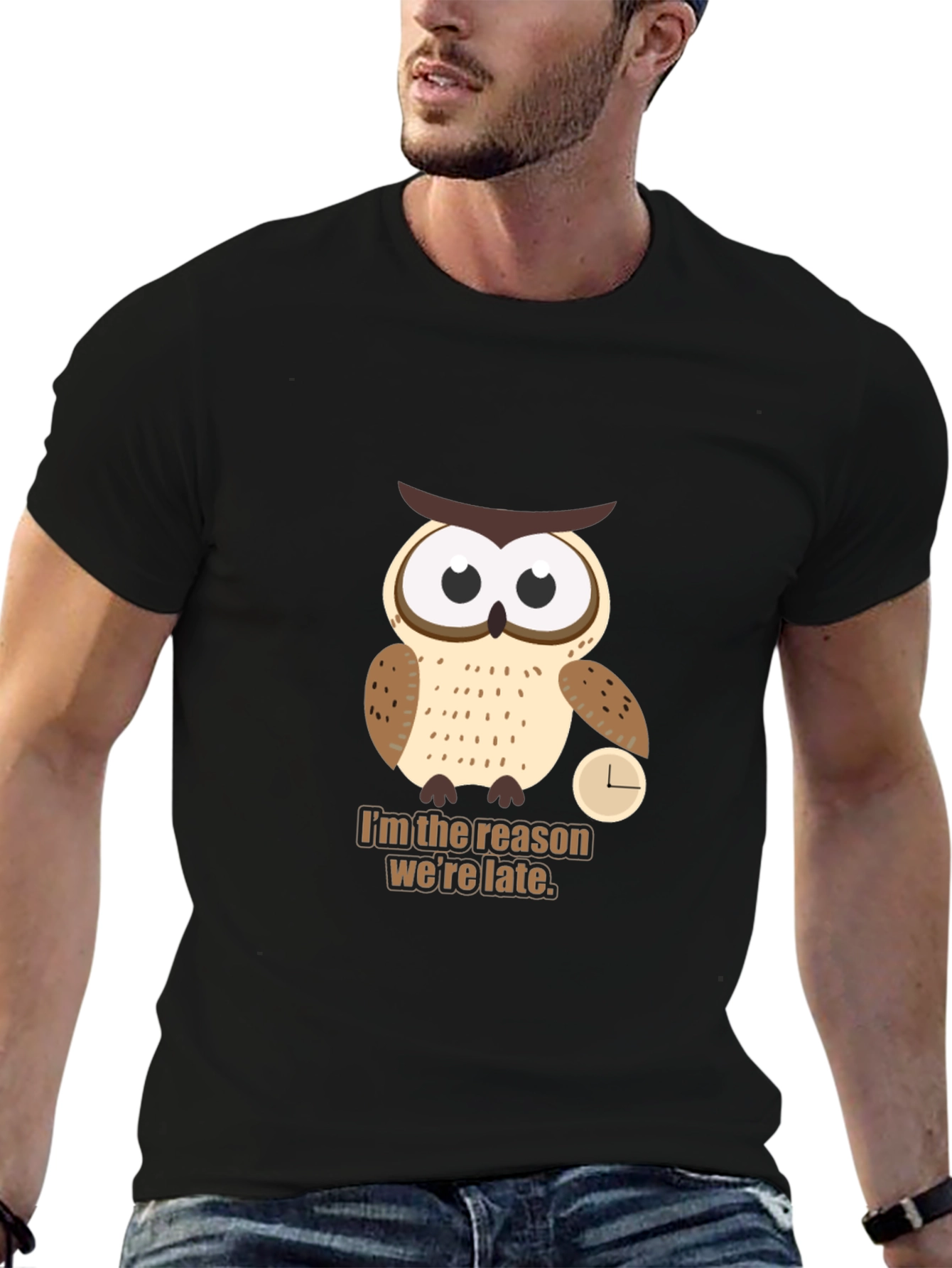 Owl Always Be Late T-Shirt - Funny Animal Tee
