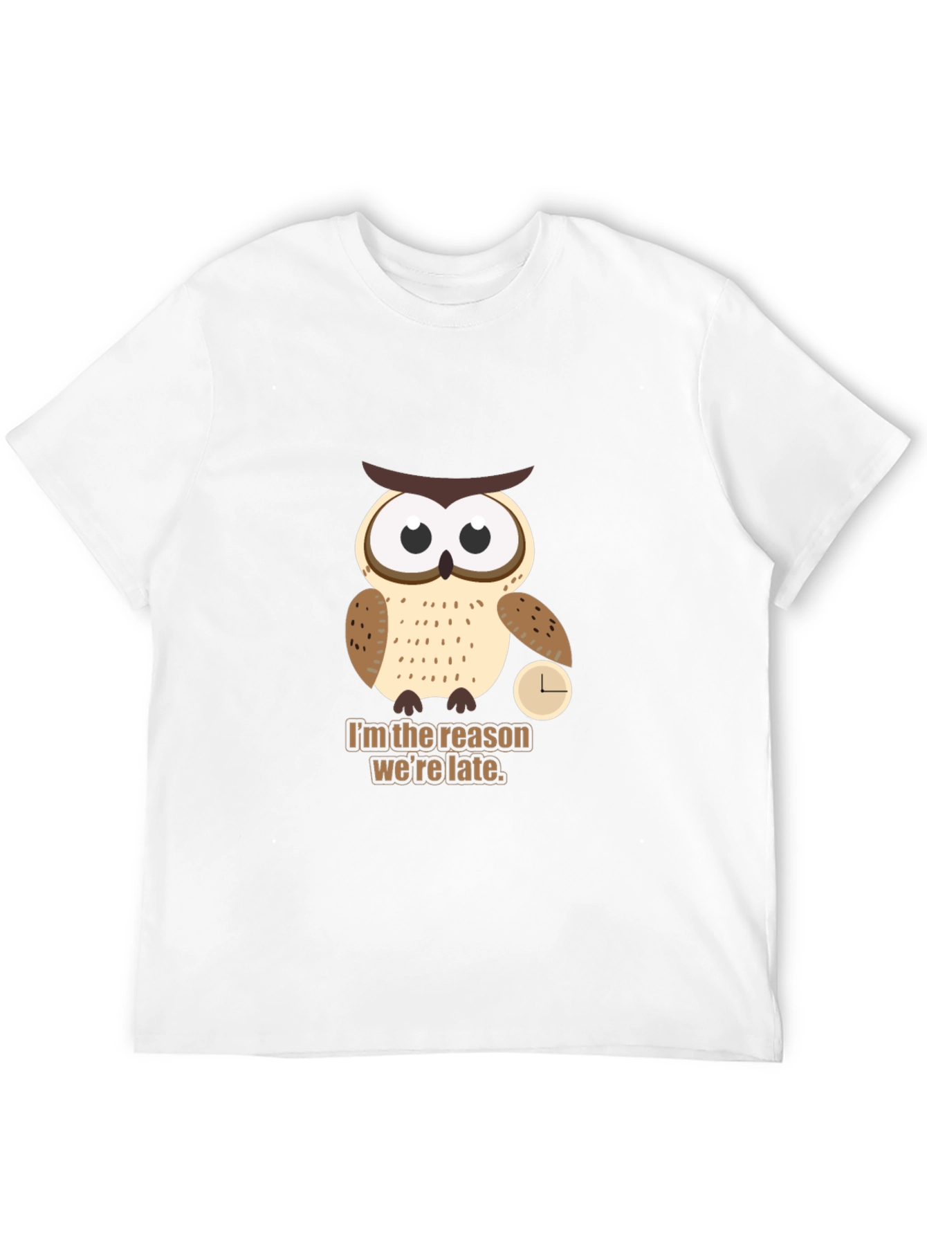 Owl Always Be Late T-Shirt - Funny Animal Tee