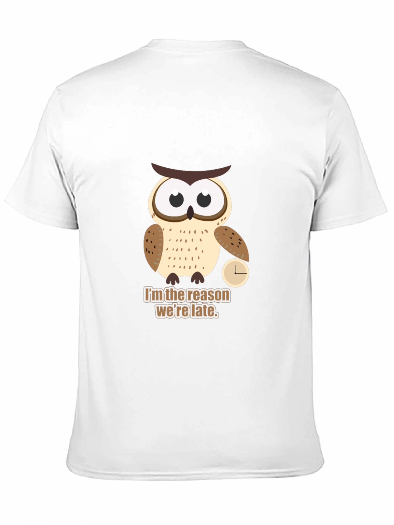 Owl Always Be Late T-Shirt - Funny Animal Tee
