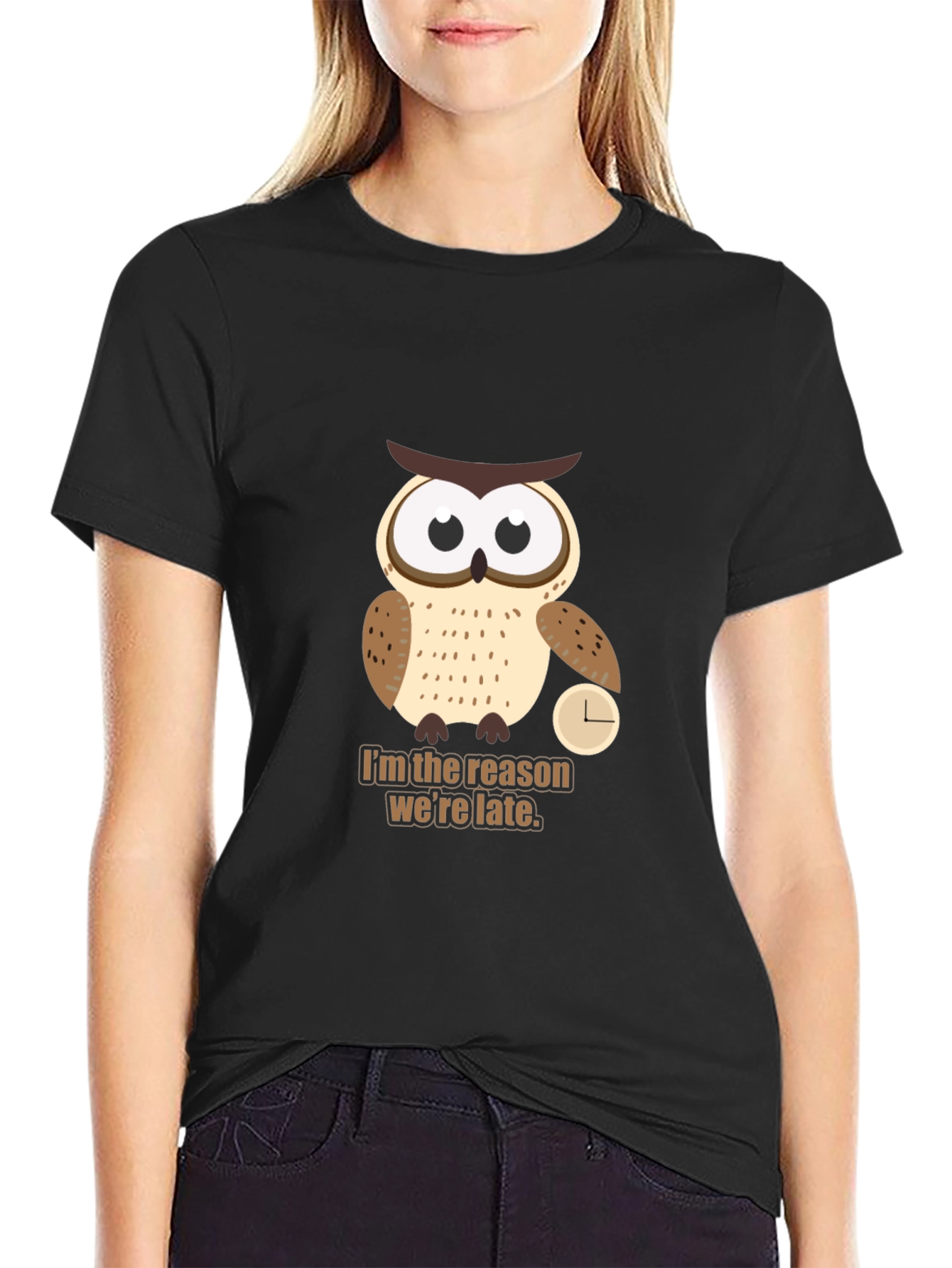 Owl Always Be Late T-Shirt - Funny Animal Tee
