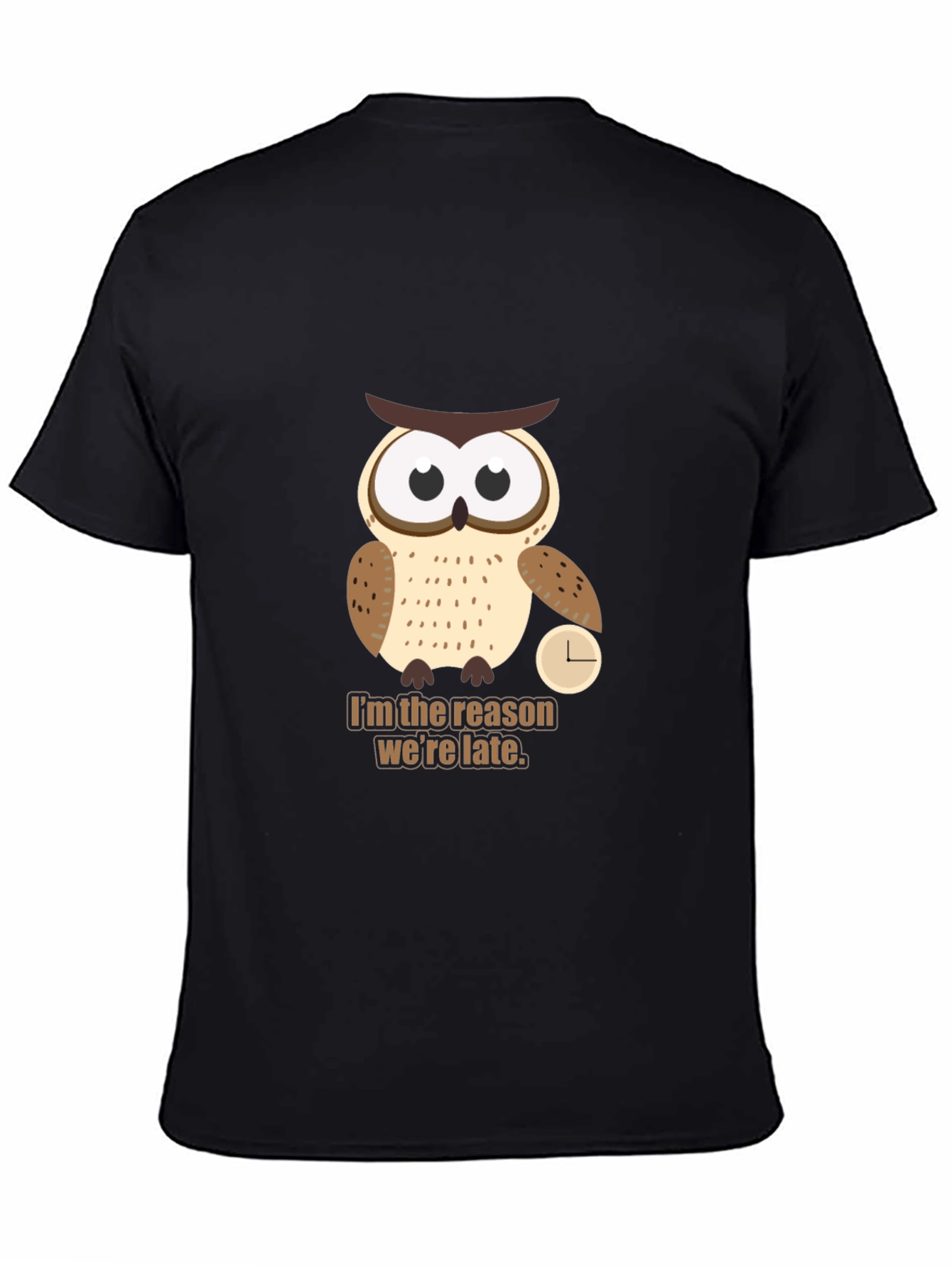 Owl Always Be Late T-Shirt - Funny Animal Tee