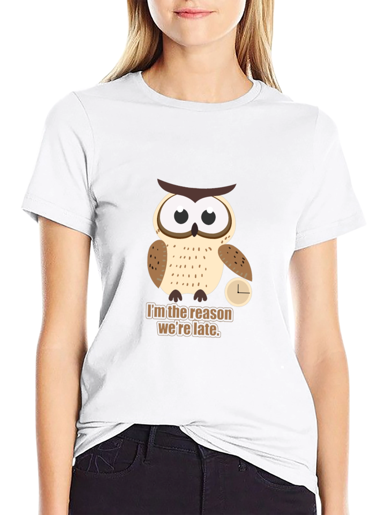 Owl Always Be Late T-Shirt - Funny Animal Tee