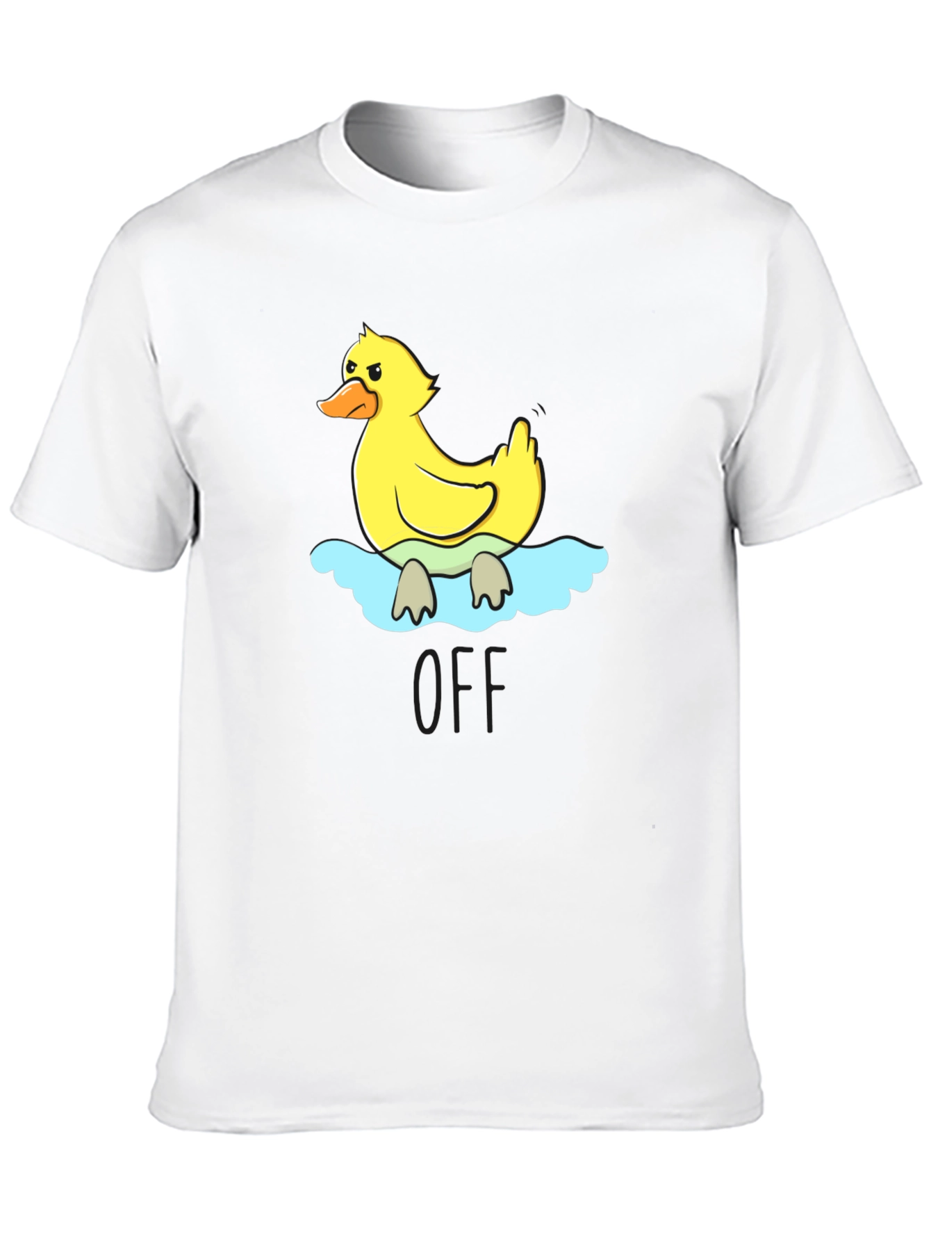 Duck Graphic Black T-Shirt