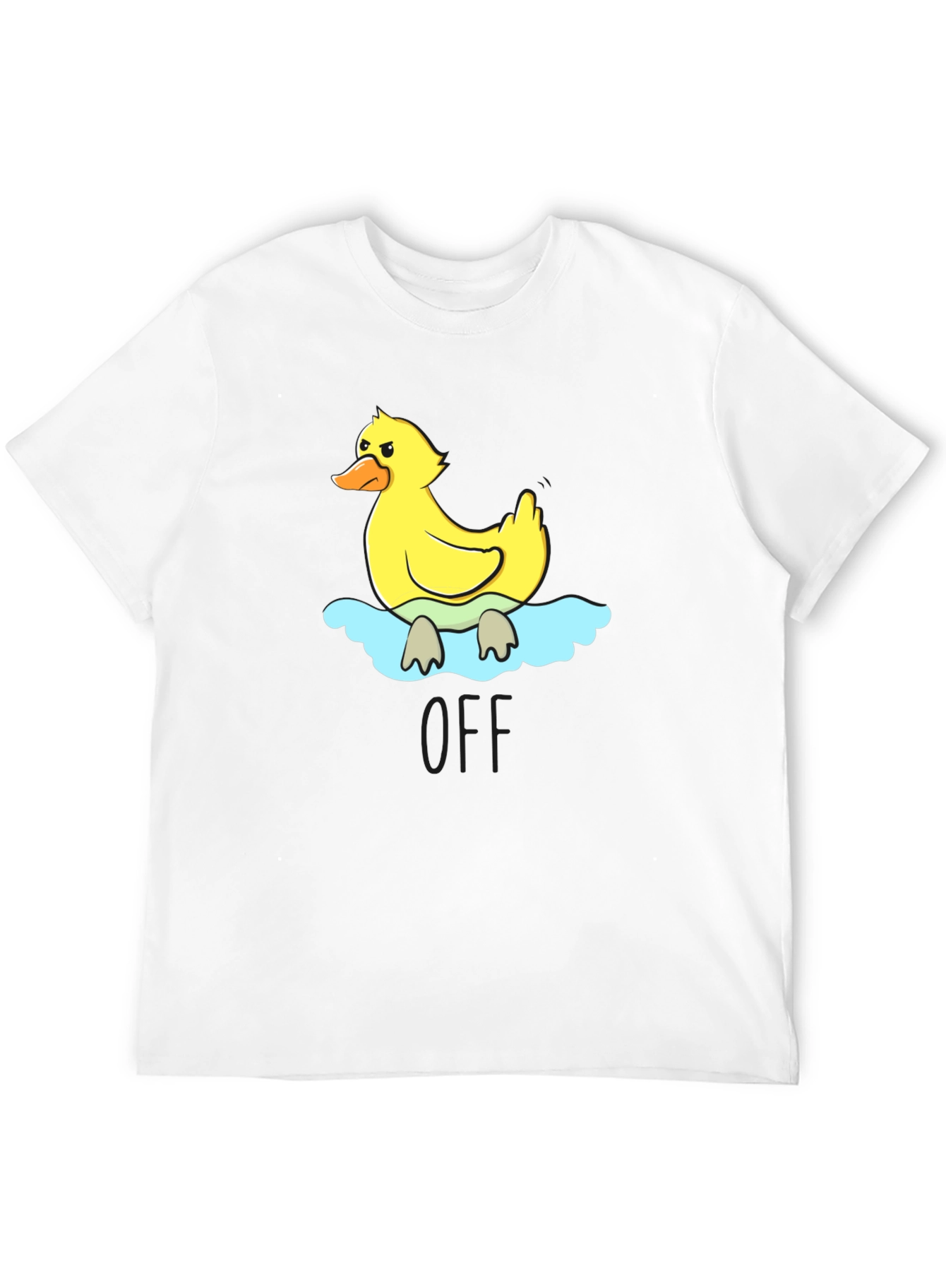 Duck Graphic Black T-Shirt