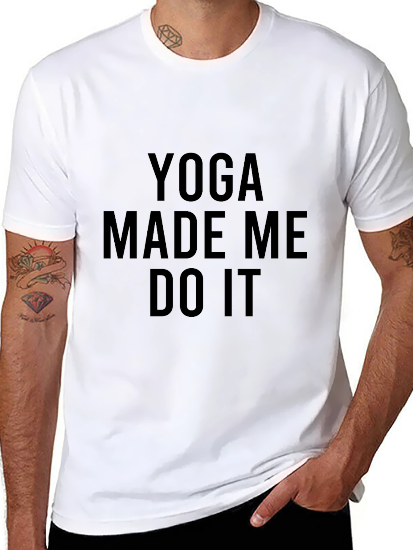 Yoga Made Me Do It T-Shirt