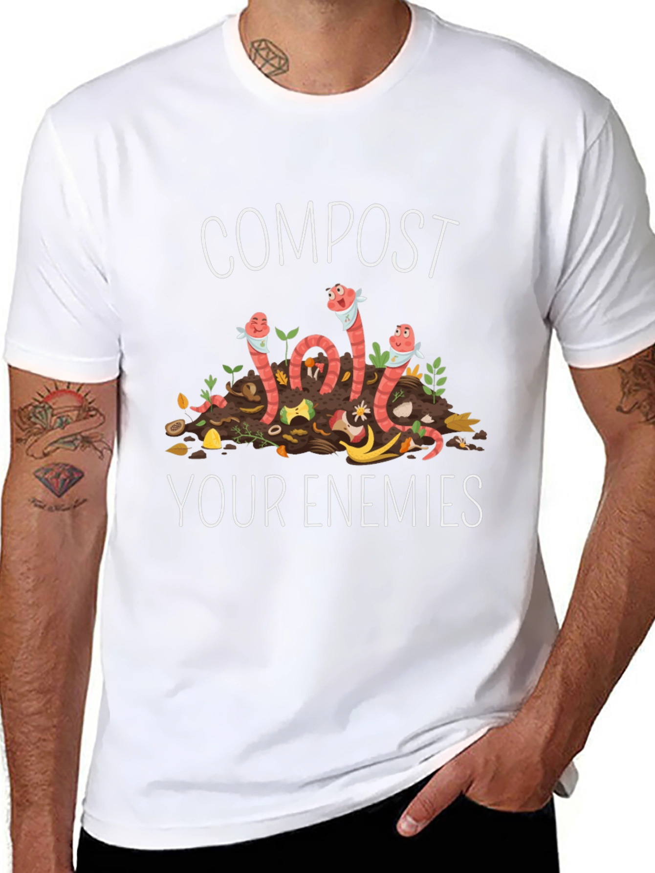 Compost Your Enemies Graphic T-Shirt