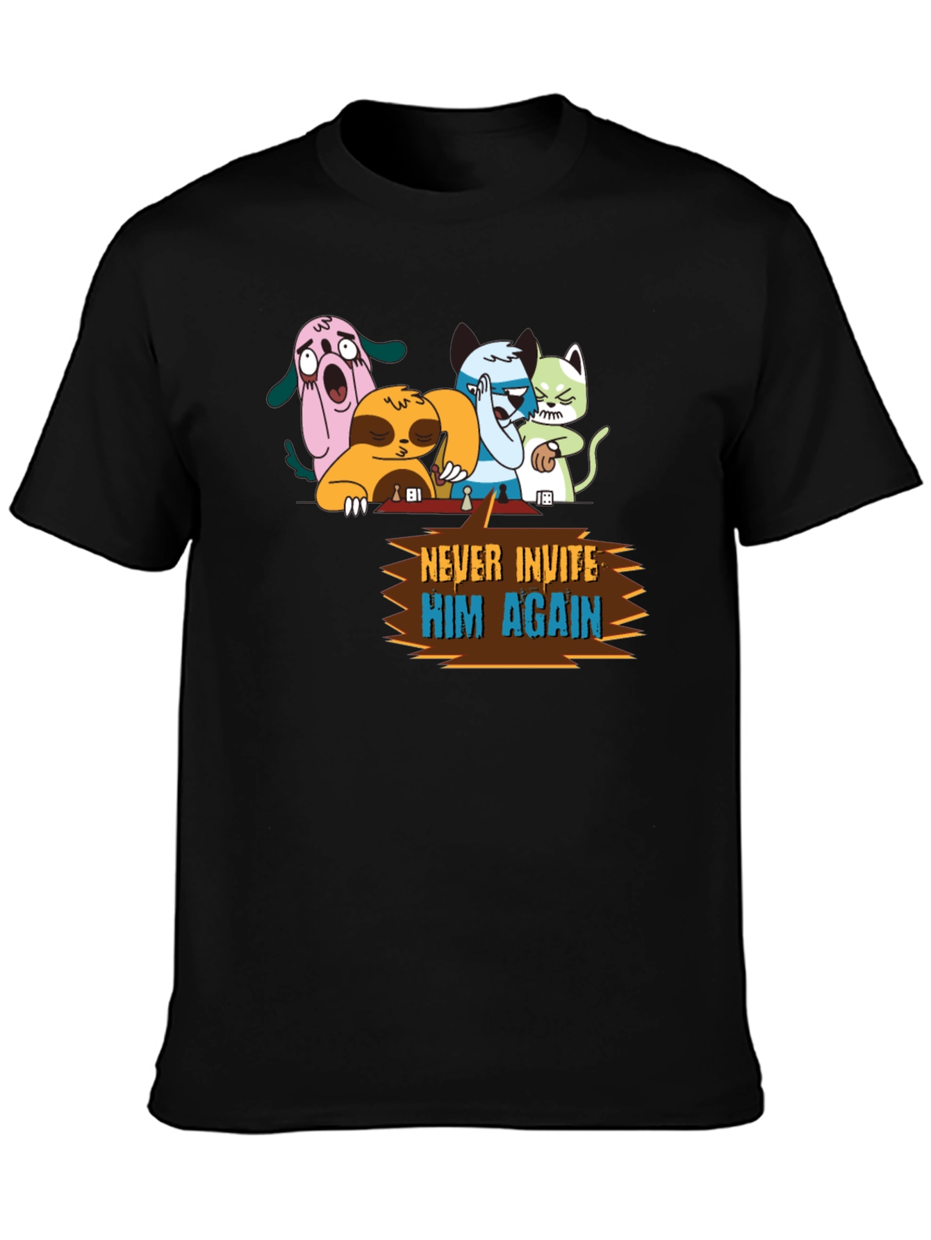 Never Invite Him Again Graphic T-Shirt