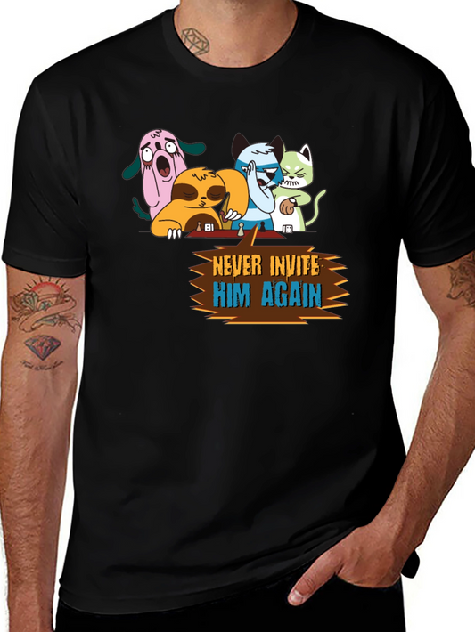 Never Invite Him Again Graphic T-Shirt