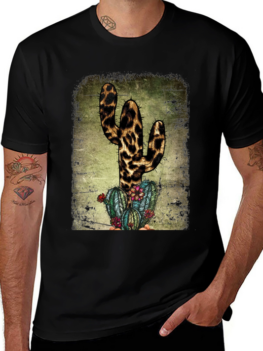 Leopard Cactus Graphic Tee