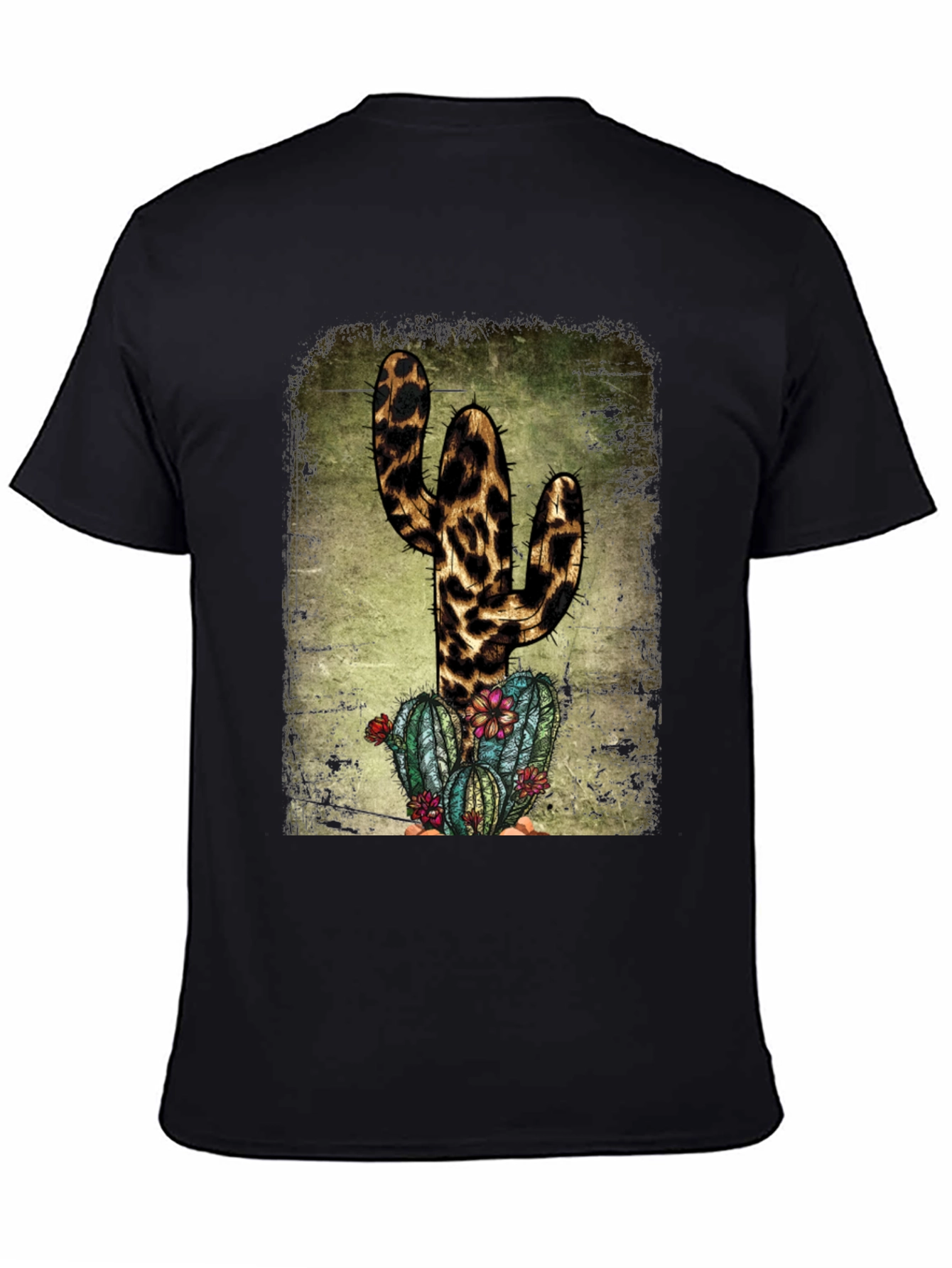 Leopard Cactus Graphic Tee
