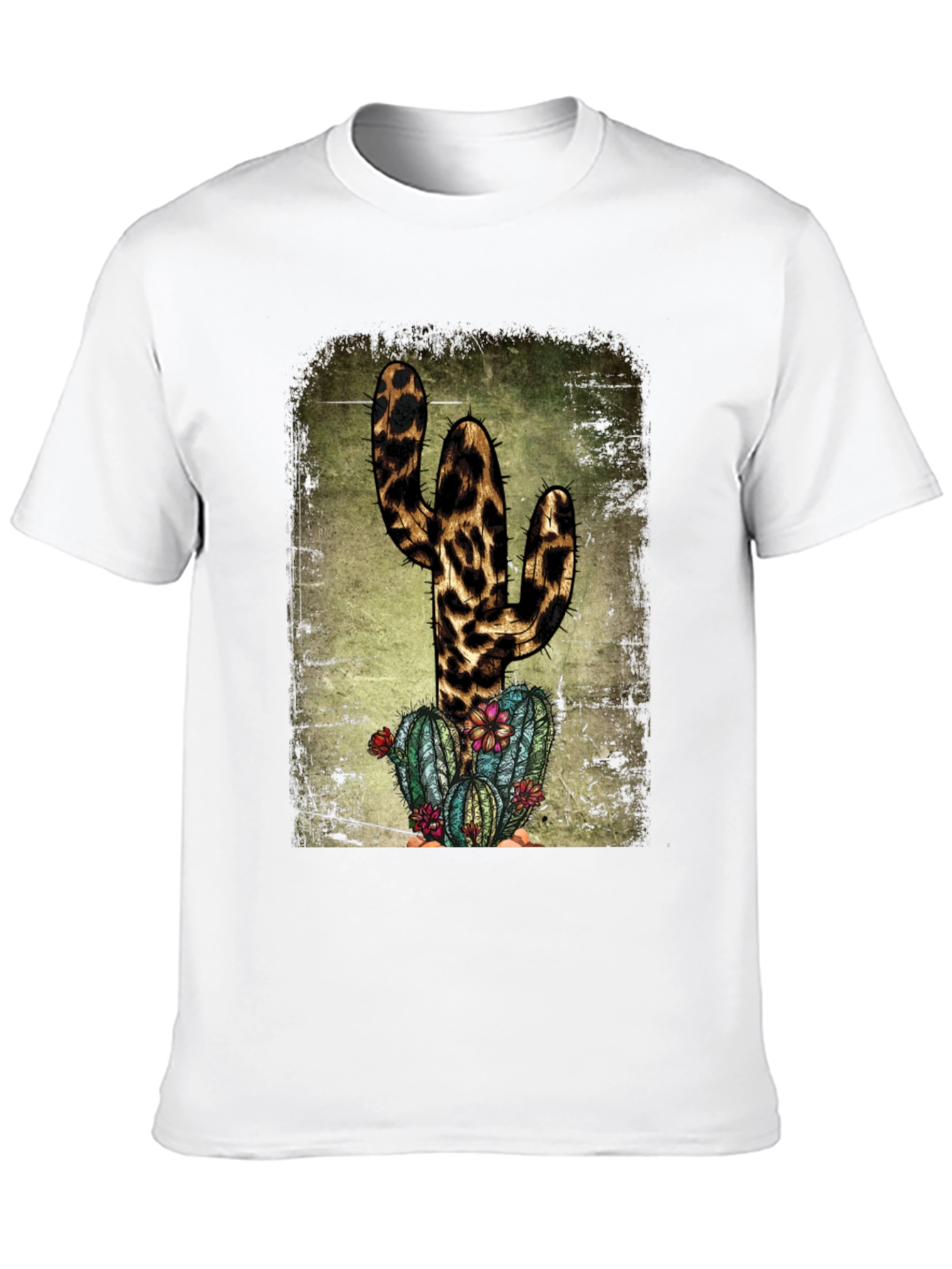 Leopard Cactus Graphic Tee