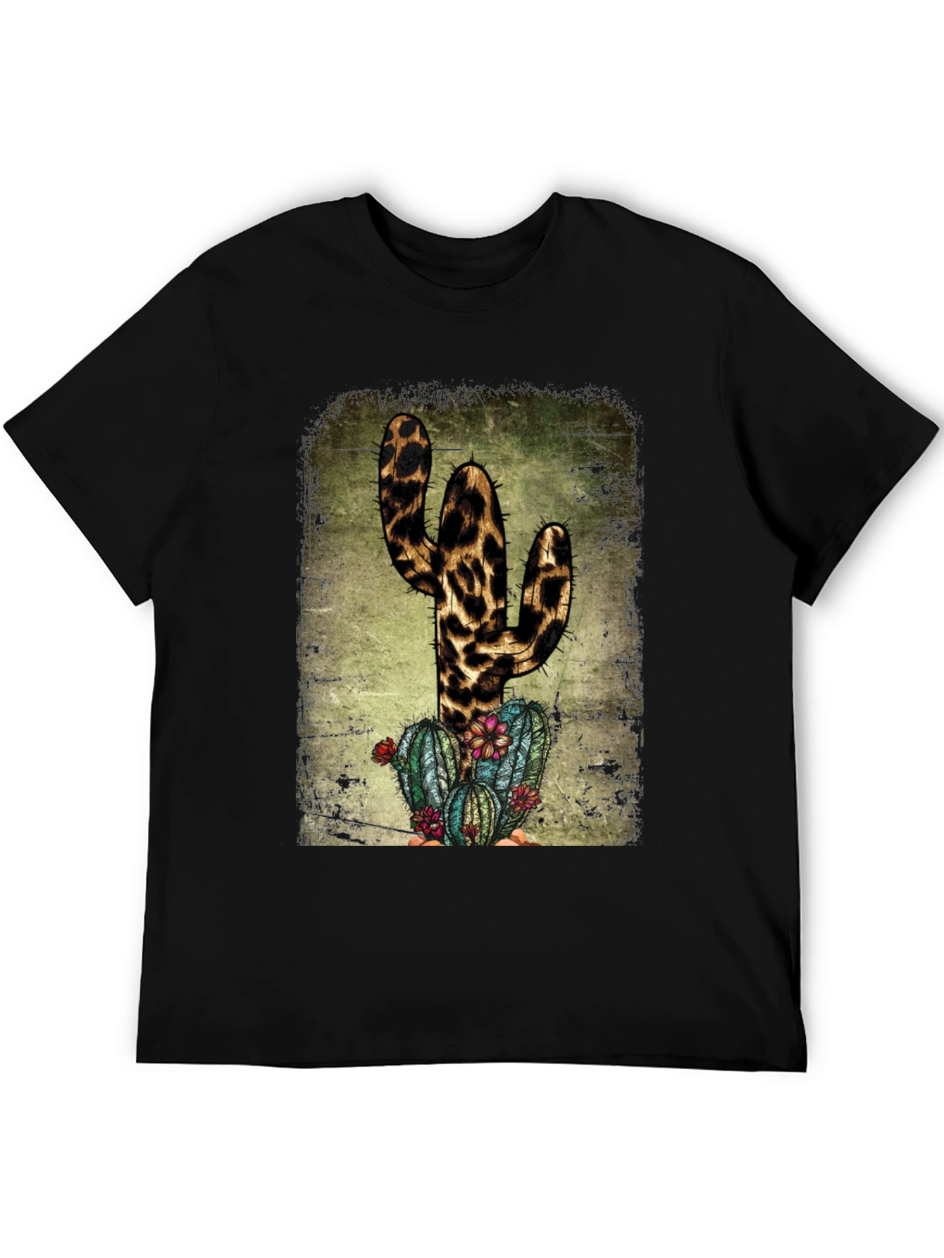 Leopard Cactus Graphic Tee