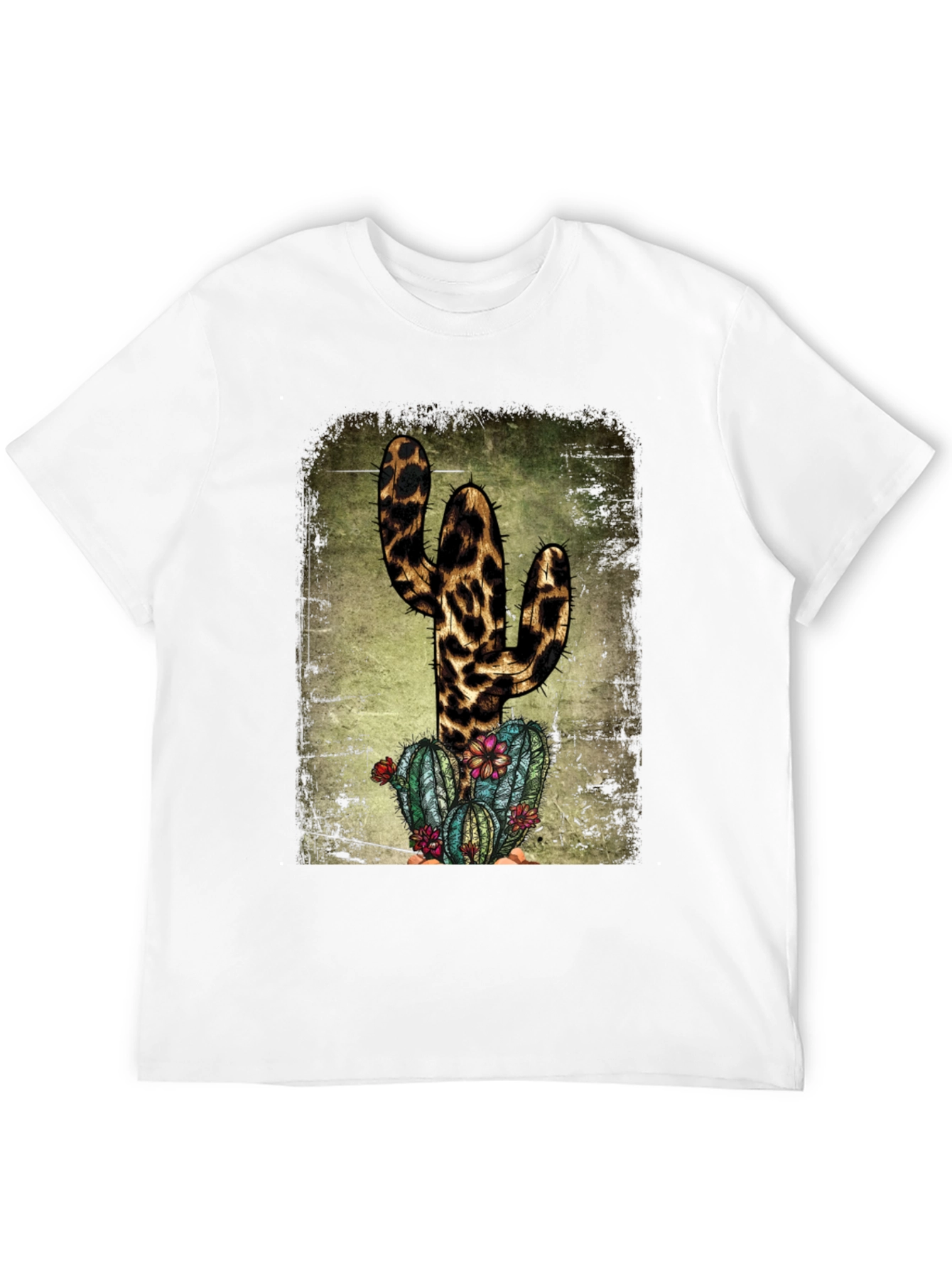 Leopard Cactus Graphic Tee