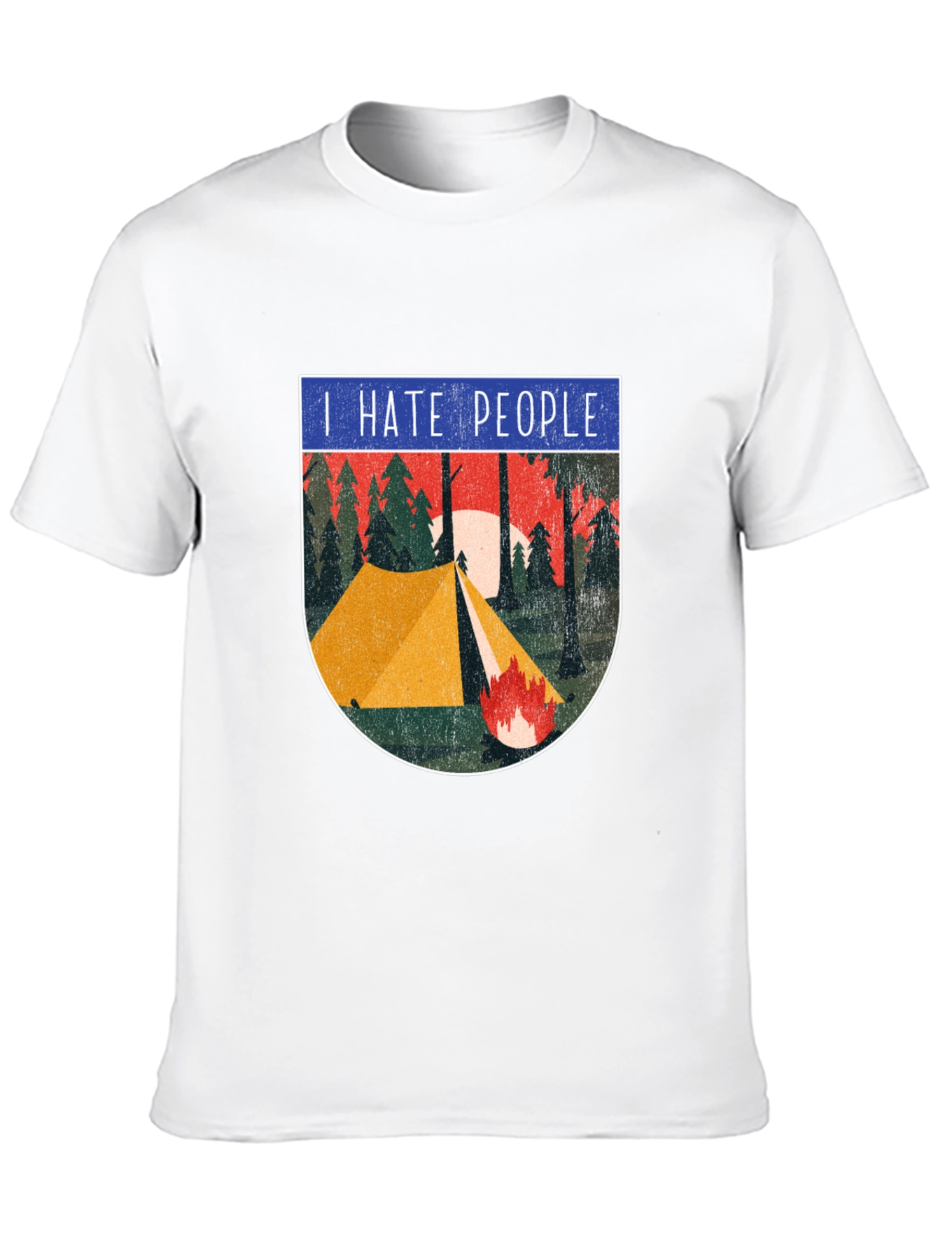 I Hate People Camping T-Shirt