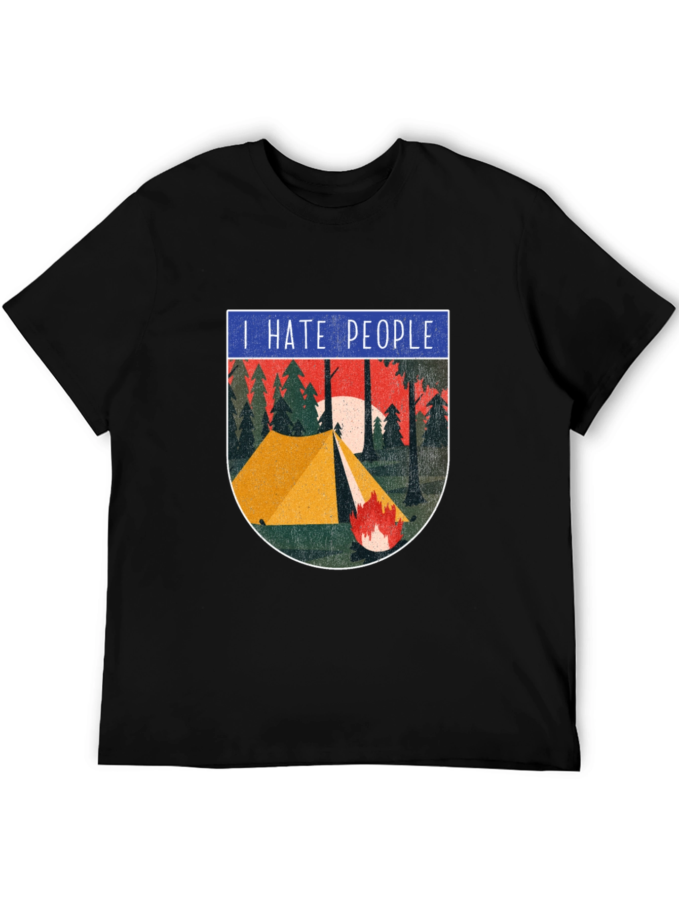 I Hate People Camping T-Shirt
