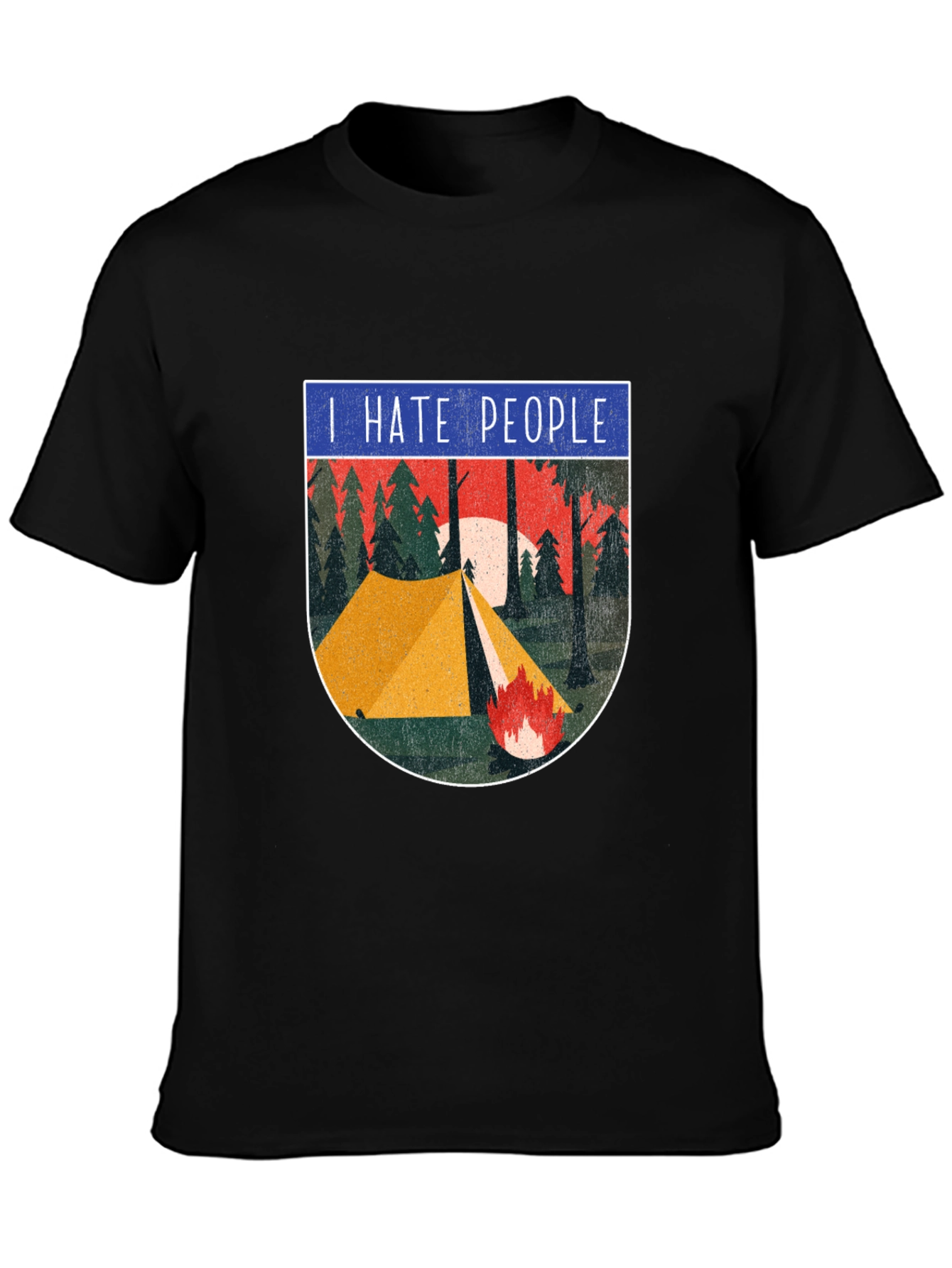 I Hate People Camping T-Shirt