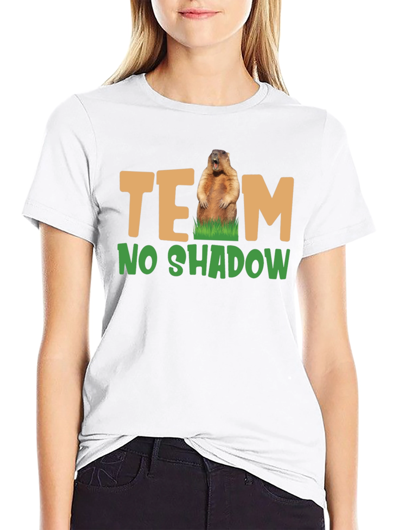 Team No Shadow Groundhog Day T-Shirt